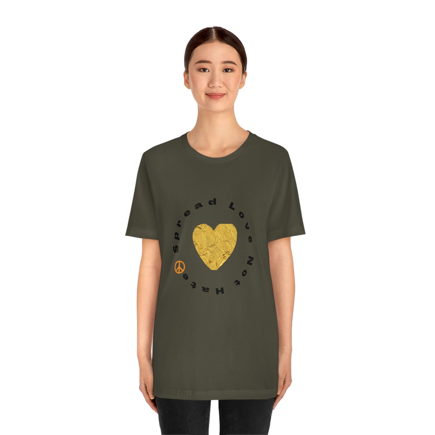 "Spread Love..." Unisex Jersey Short Sleeve Tee