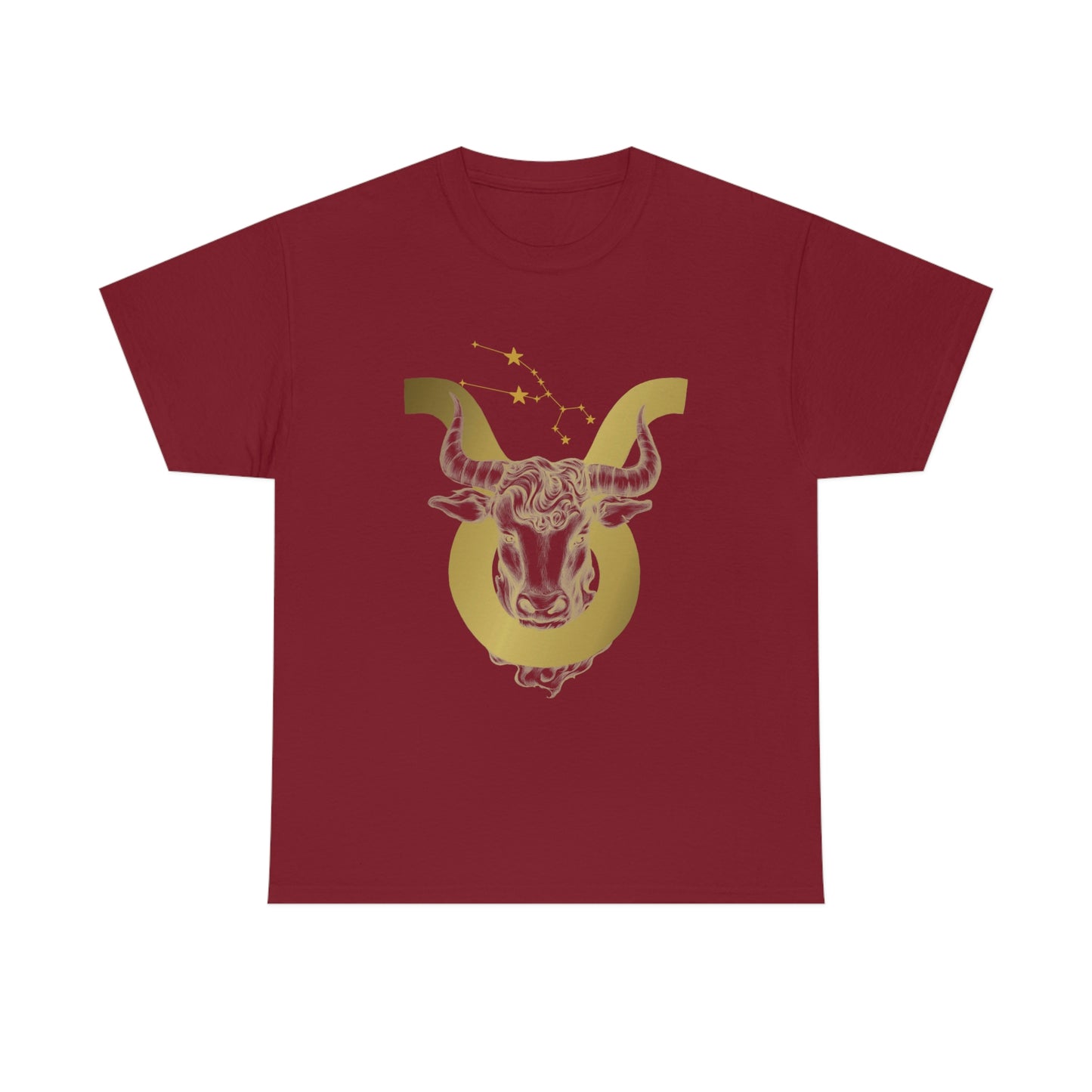 "Taurus Symbol and Glyph" Unisex Heavy Cotton Tee