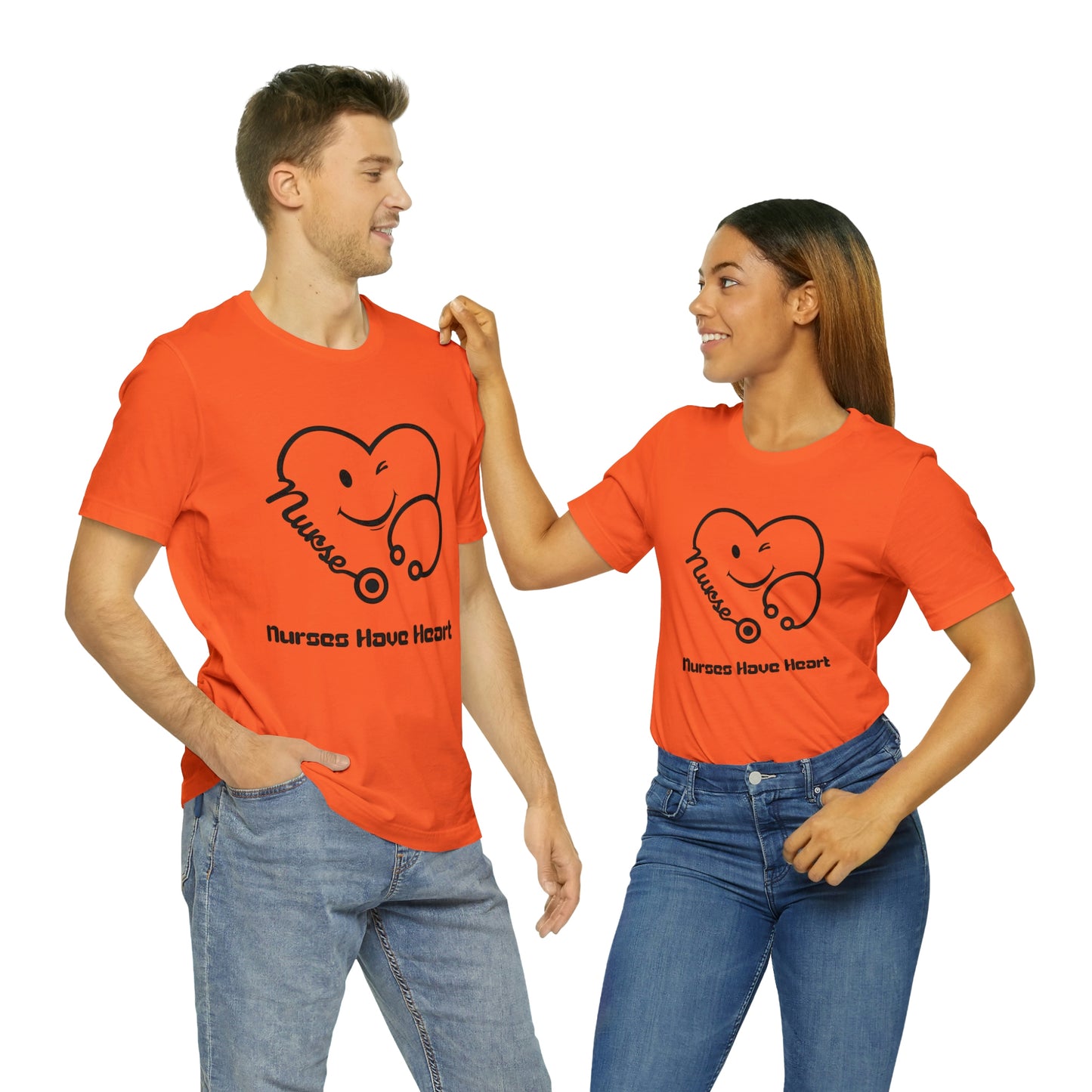 "Nurses Have Heart" - Unisex Jersey Short Sleeve Tee