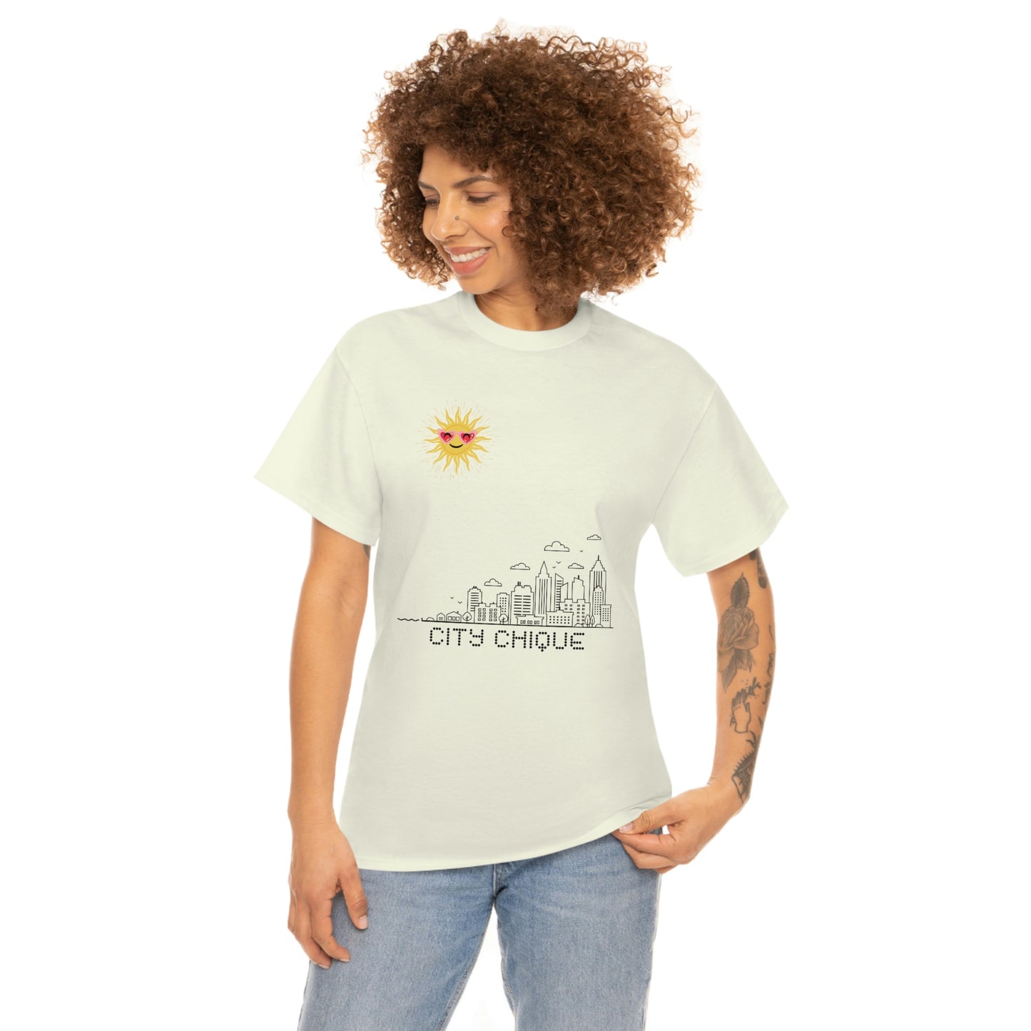 "City Chic" Unisex Heavy Cotton Tee