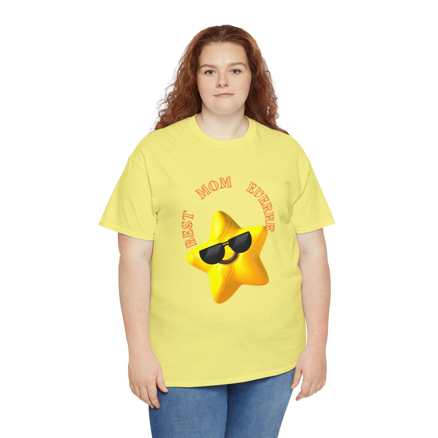 "BEST MOM EVERRR" Unisex Heavy Cotton Tee