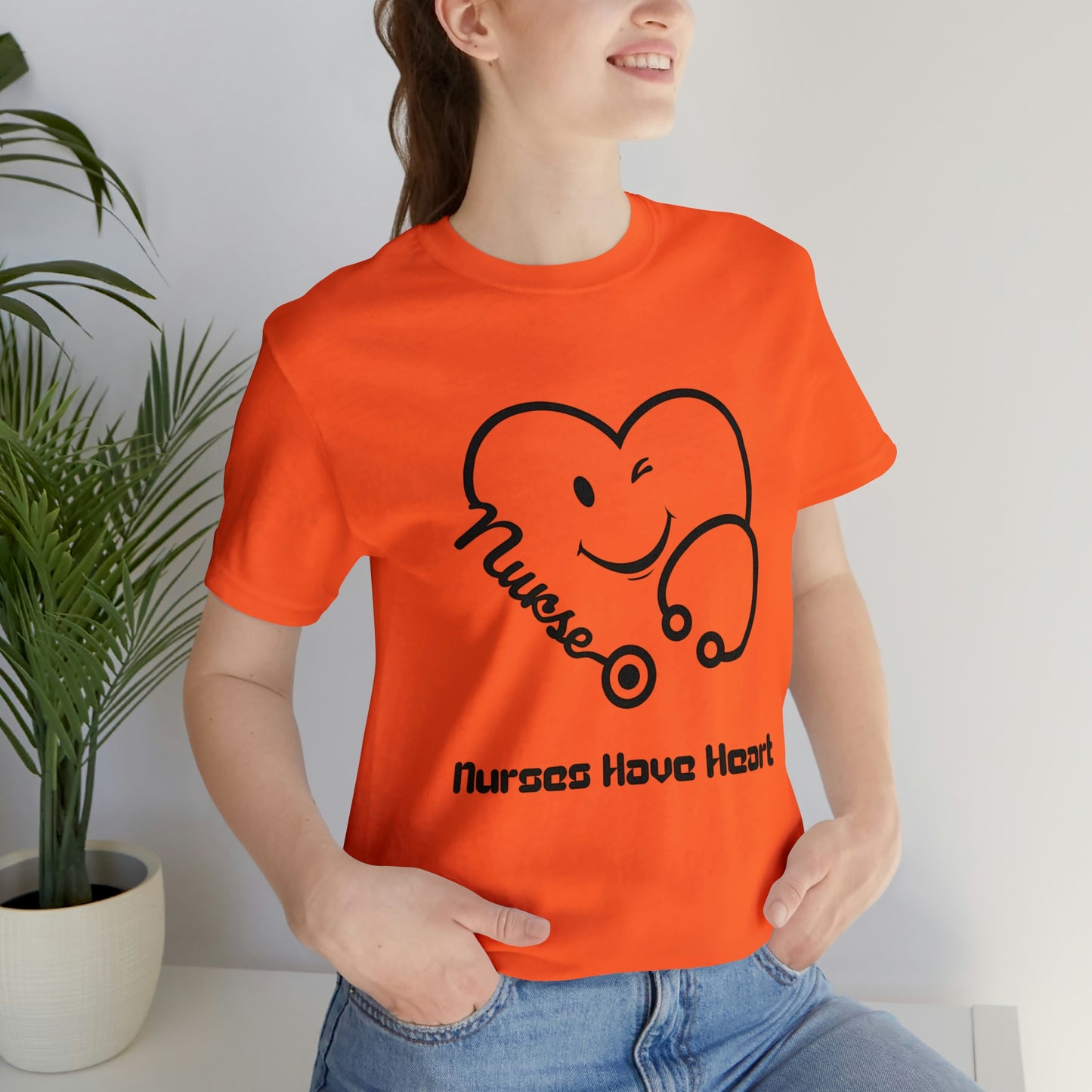 "Nurses Have Heart" - Unisex Jersey Short Sleeve Tee