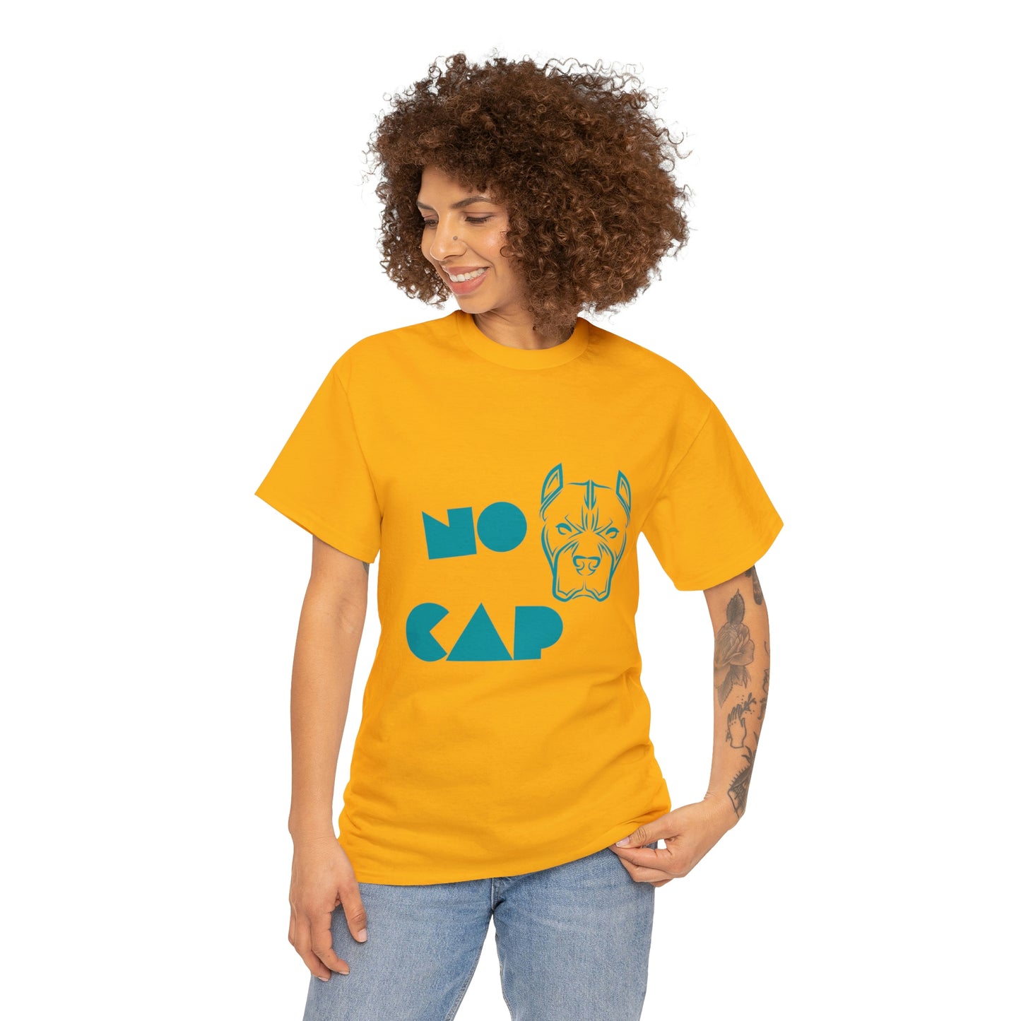 ''NO CAP " Unisex Heavy Cotton Tee