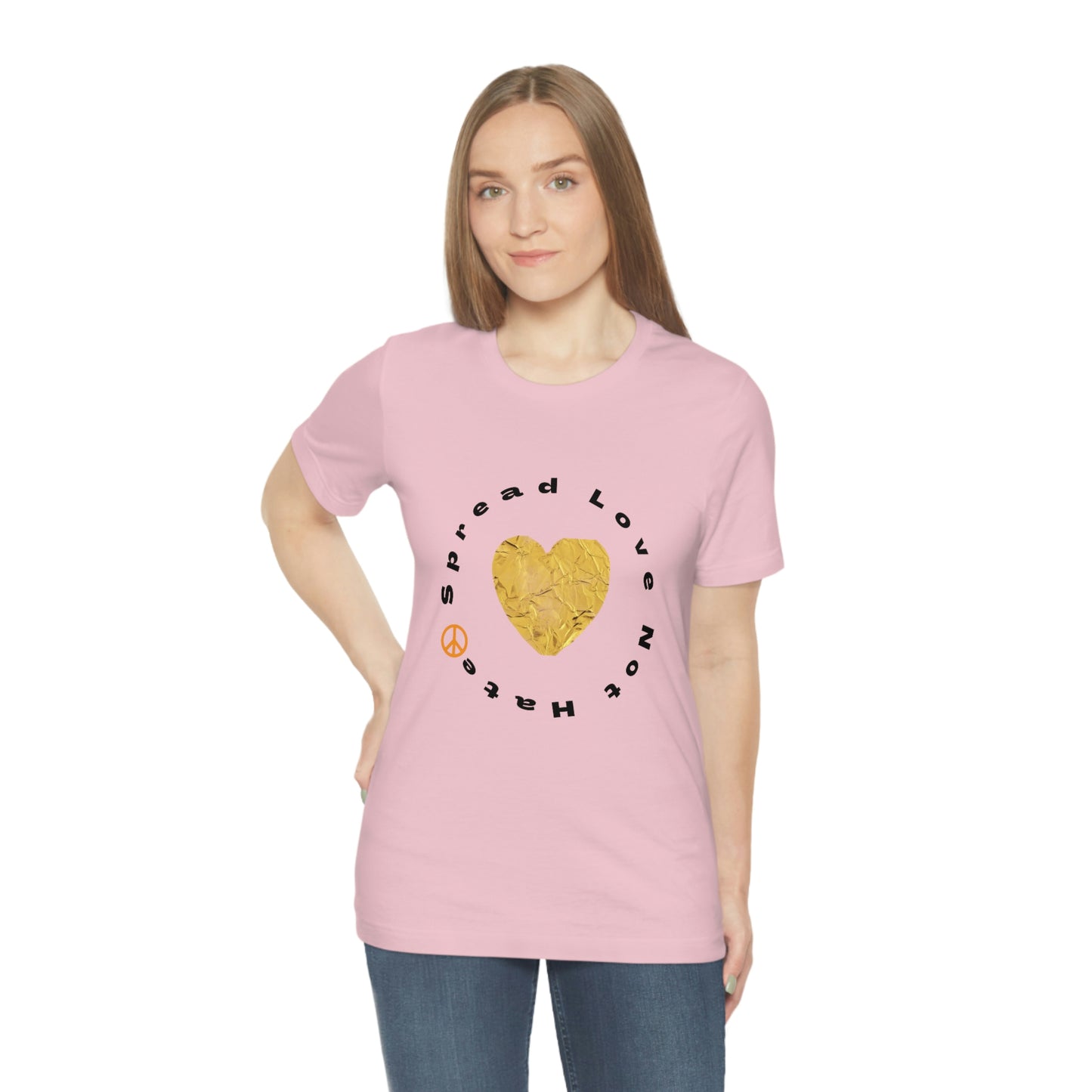 "Spread Love..." Unisex Jersey Short Sleeve Tee