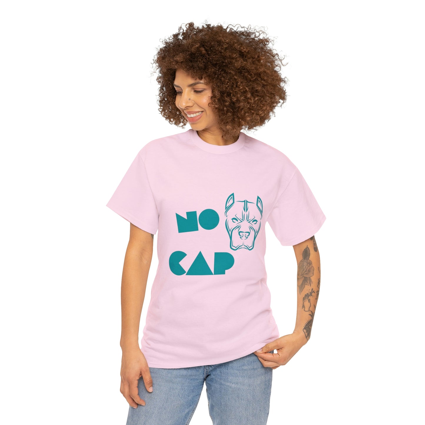 ''NO CAP " Unisex Heavy Cotton Tee