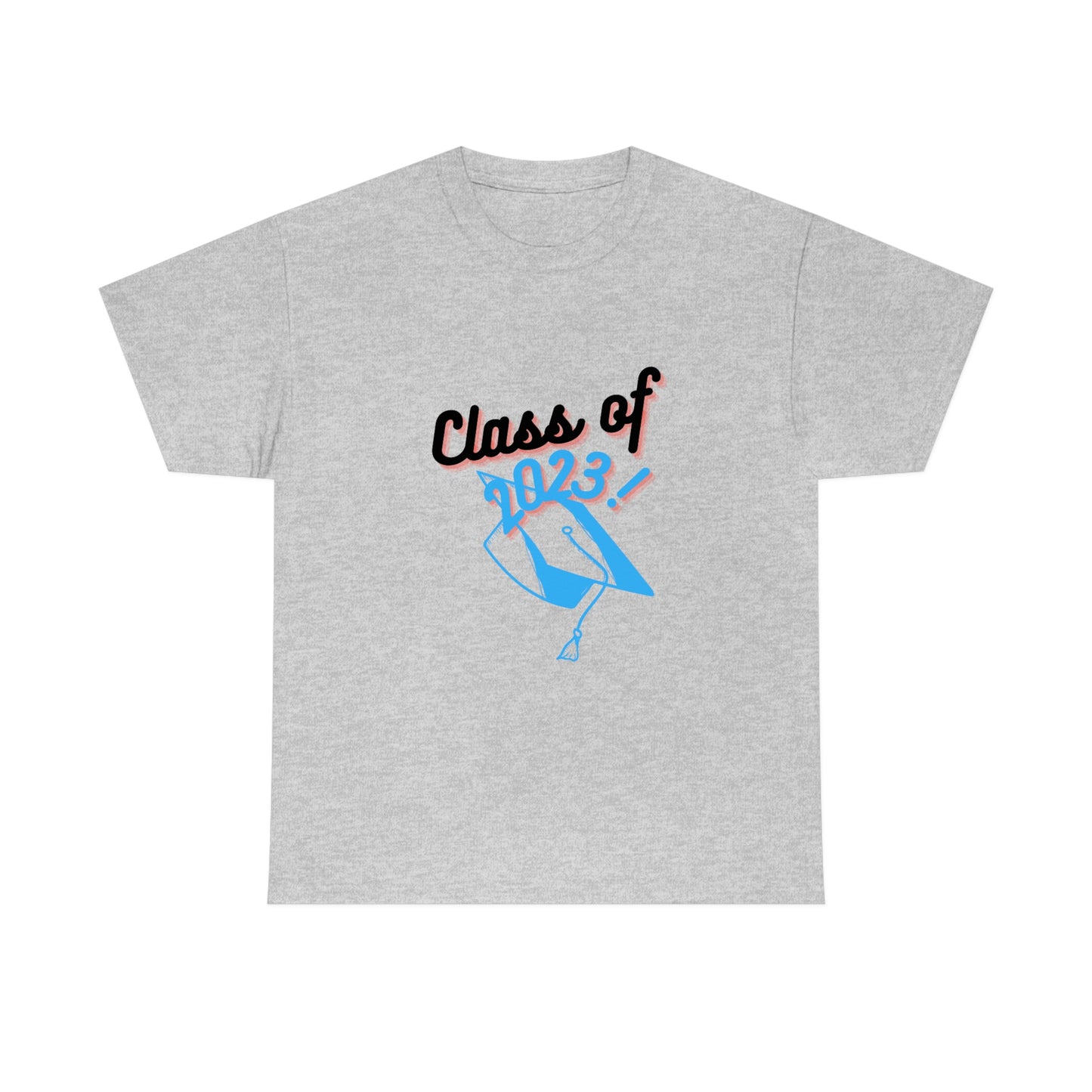 "Class of 2023 Graduation Cap": 2023 Graduate:  Unisex Heavy Cotton Tee