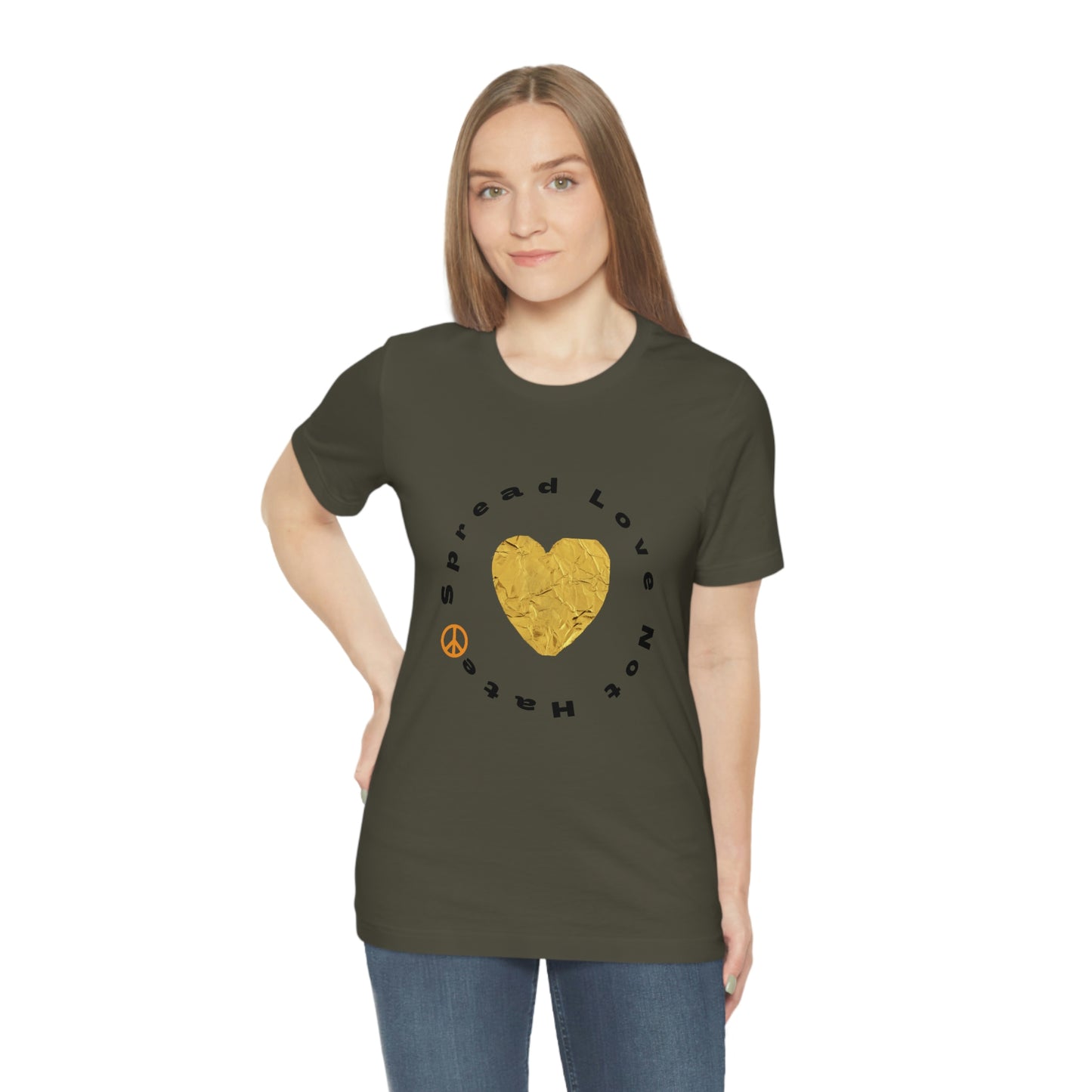 "Spread Love..." Unisex Jersey Short Sleeve Tee