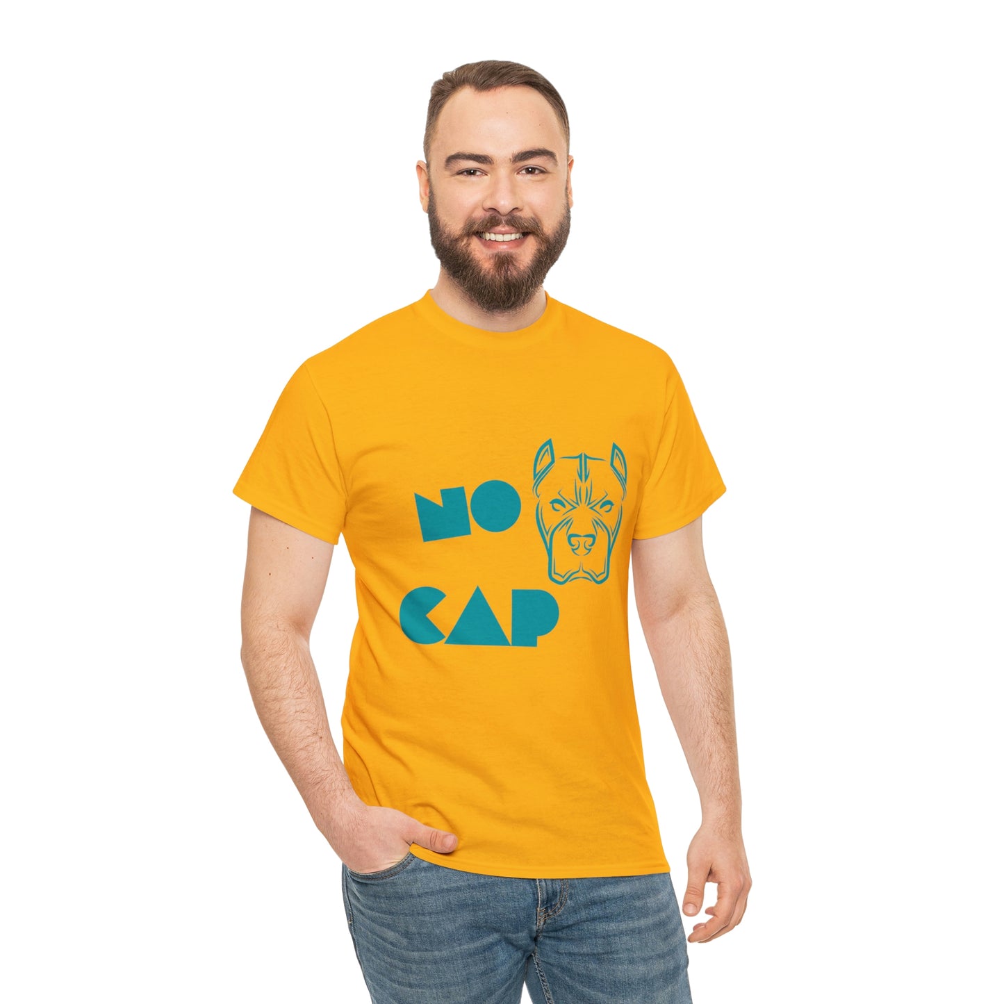 ''NO CAP " Unisex Heavy Cotton Tee