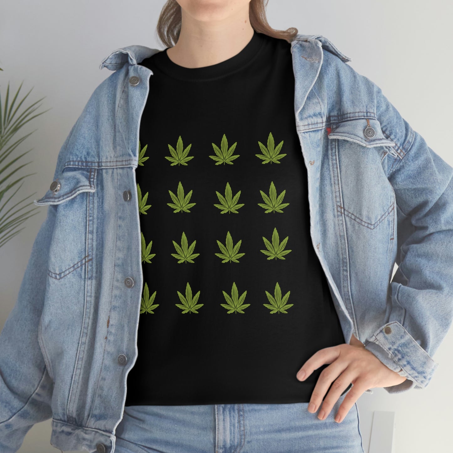 "Weed Print" Unisex Heavy Cotton Tee