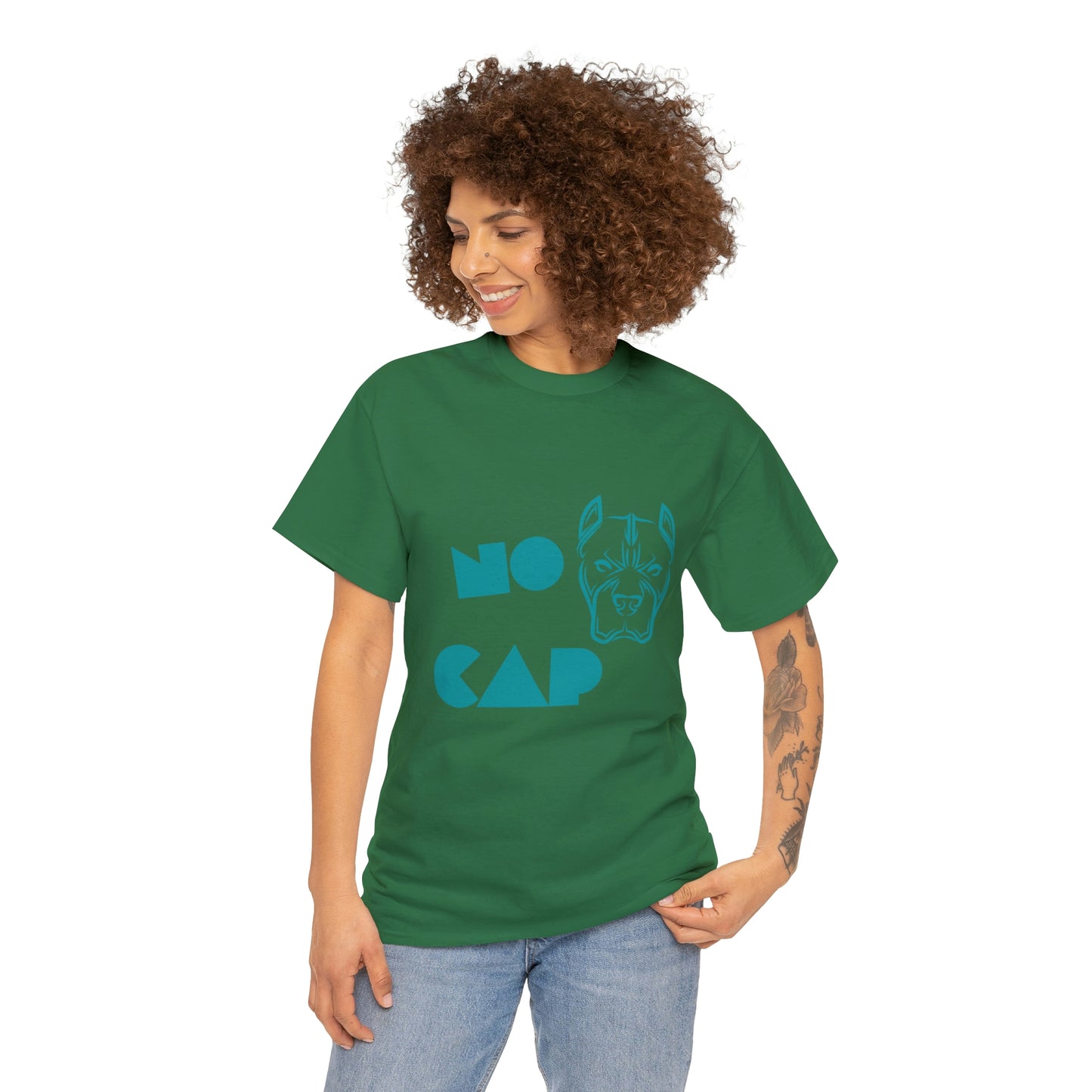''NO CAP " Unisex Heavy Cotton Tee