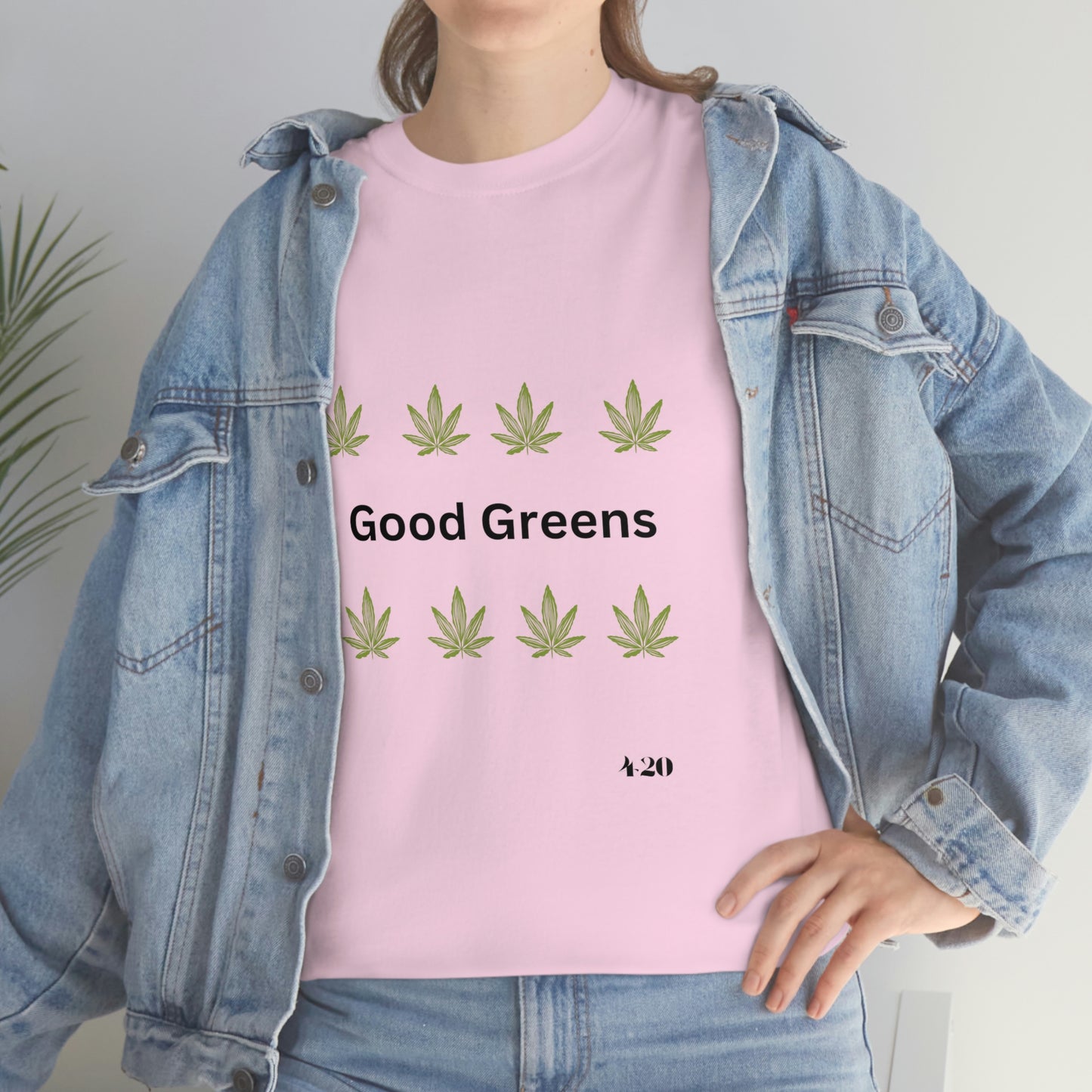 "Good Green" Unisex Heavy Cotton Tee