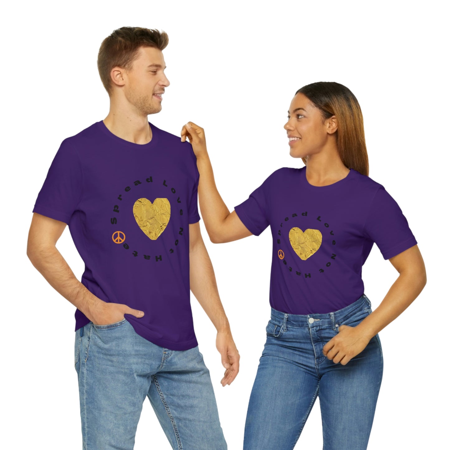 "Spread Love..." Unisex Jersey Short Sleeve Tee