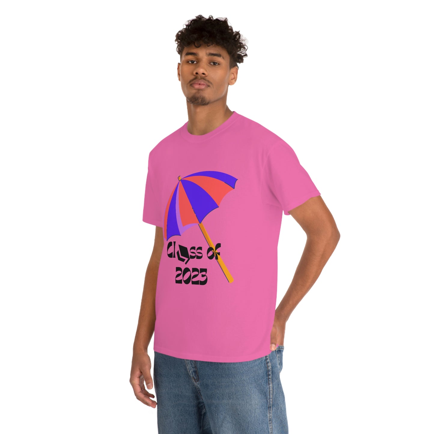 "Beach Umbrella 2023 Graduate" Unisex Heavy Cotton Tee