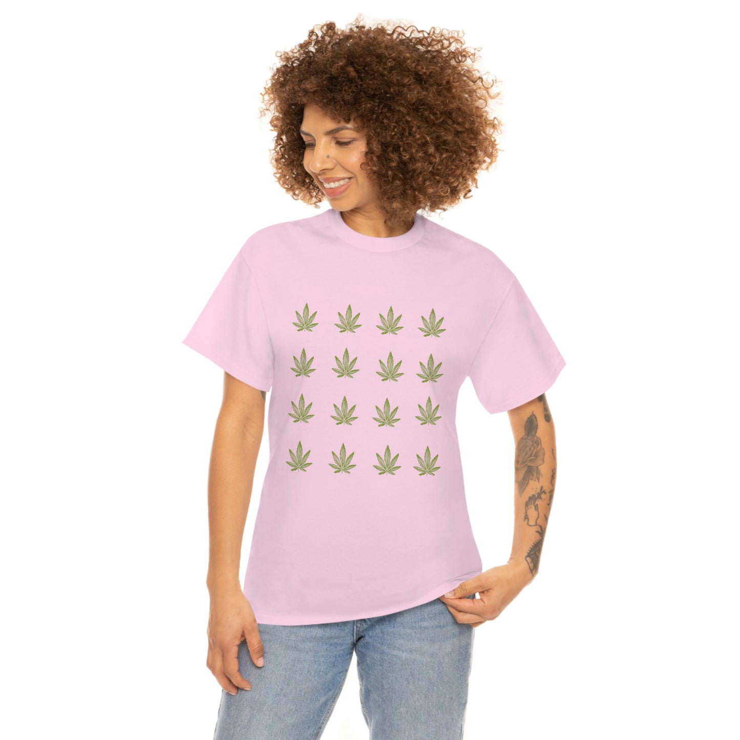 "Weed Print" Unisex Heavy Cotton Tee