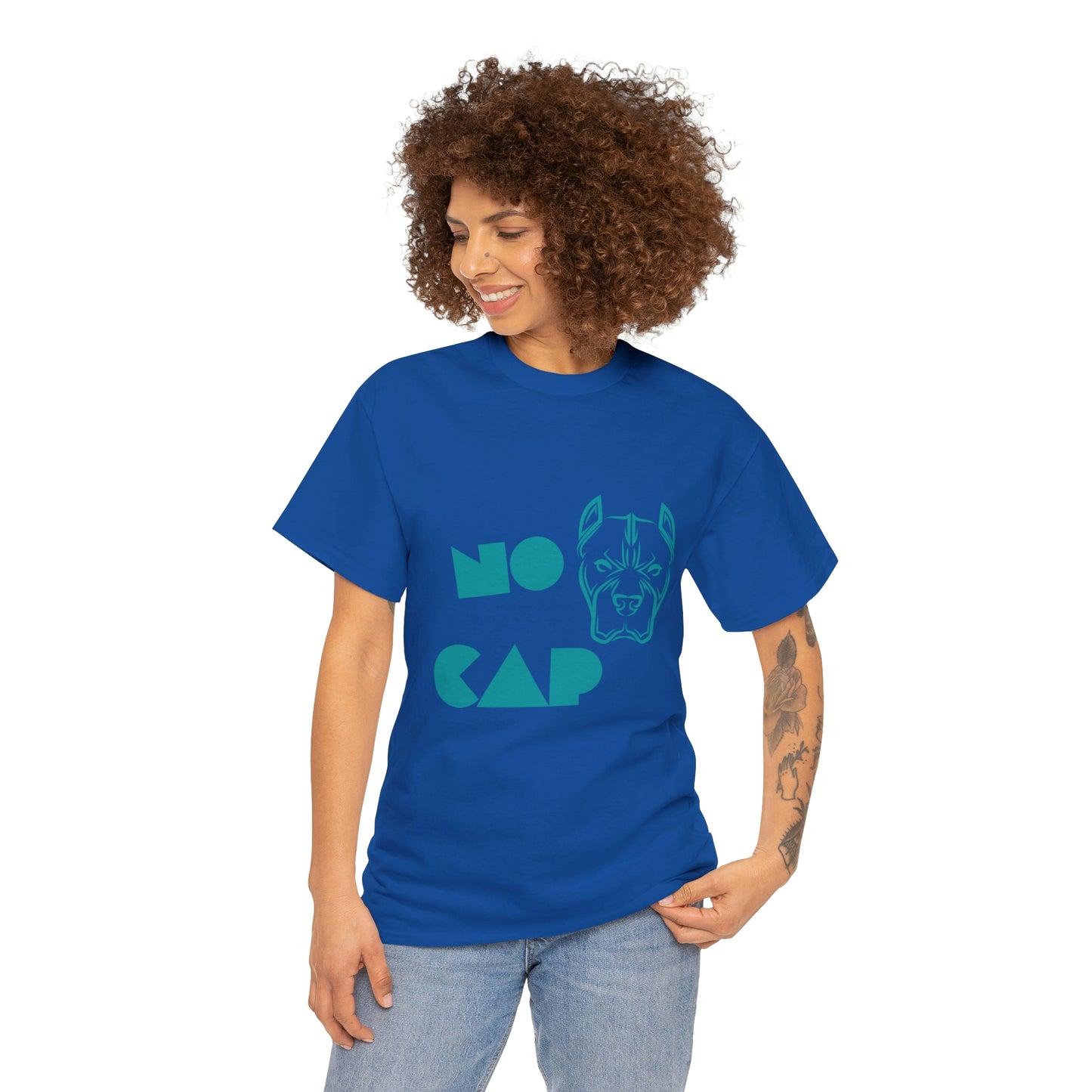 ''NO CAP " Unisex Heavy Cotton Tee