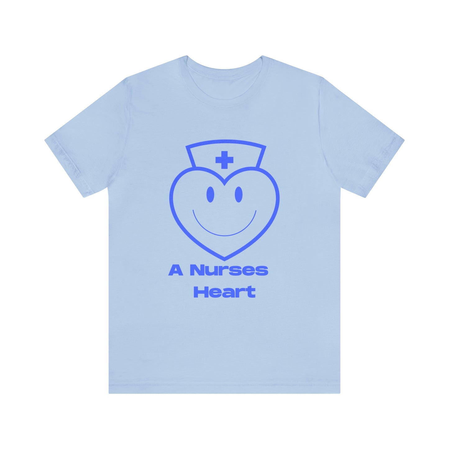 "A Nurses Heart" - Unisex Jersey Short Sleeve Tee