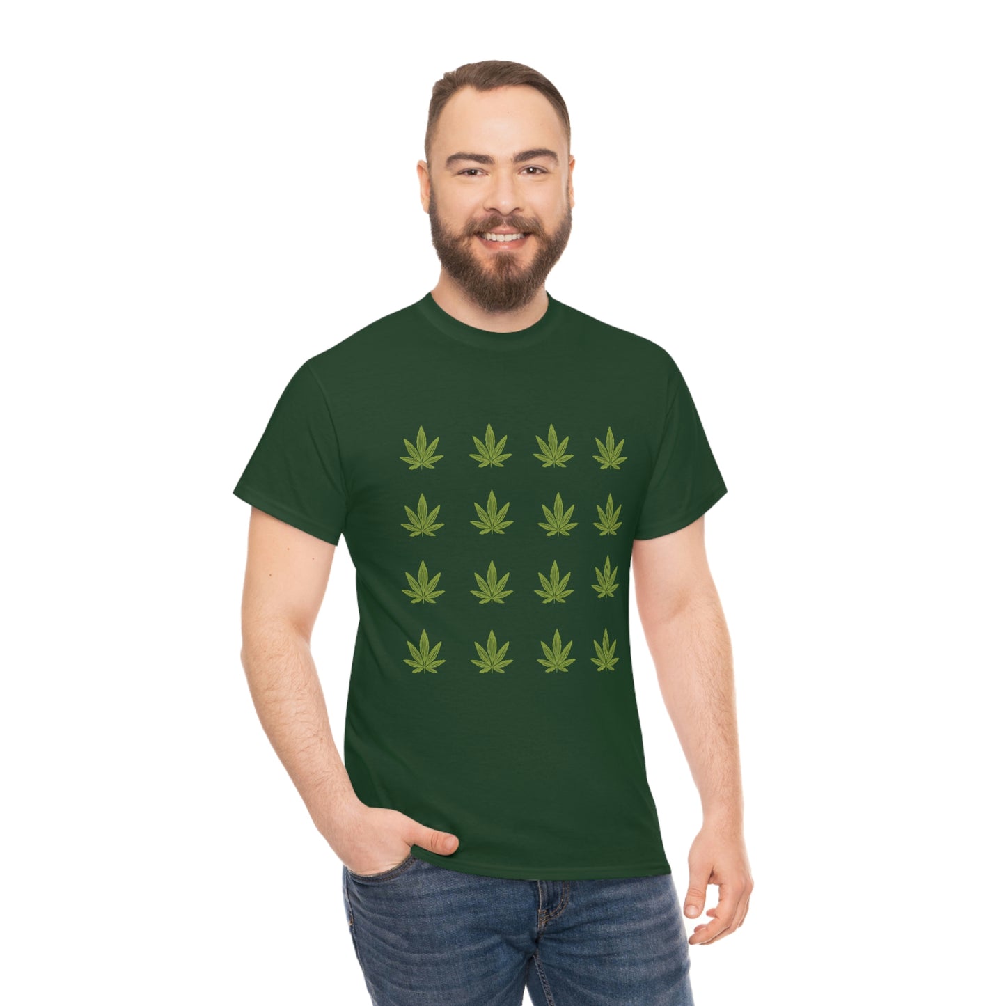 "Weed Print" Unisex Heavy Cotton Tee