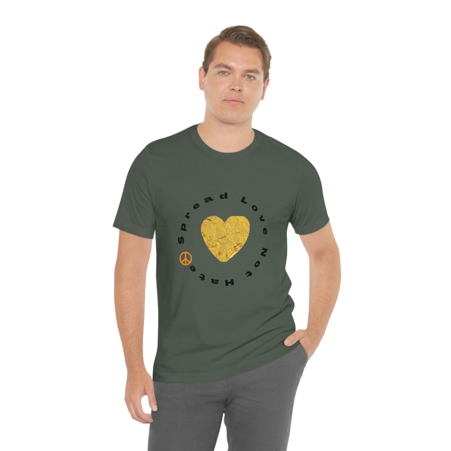 "Spread Love..." Unisex Jersey Short Sleeve Tee