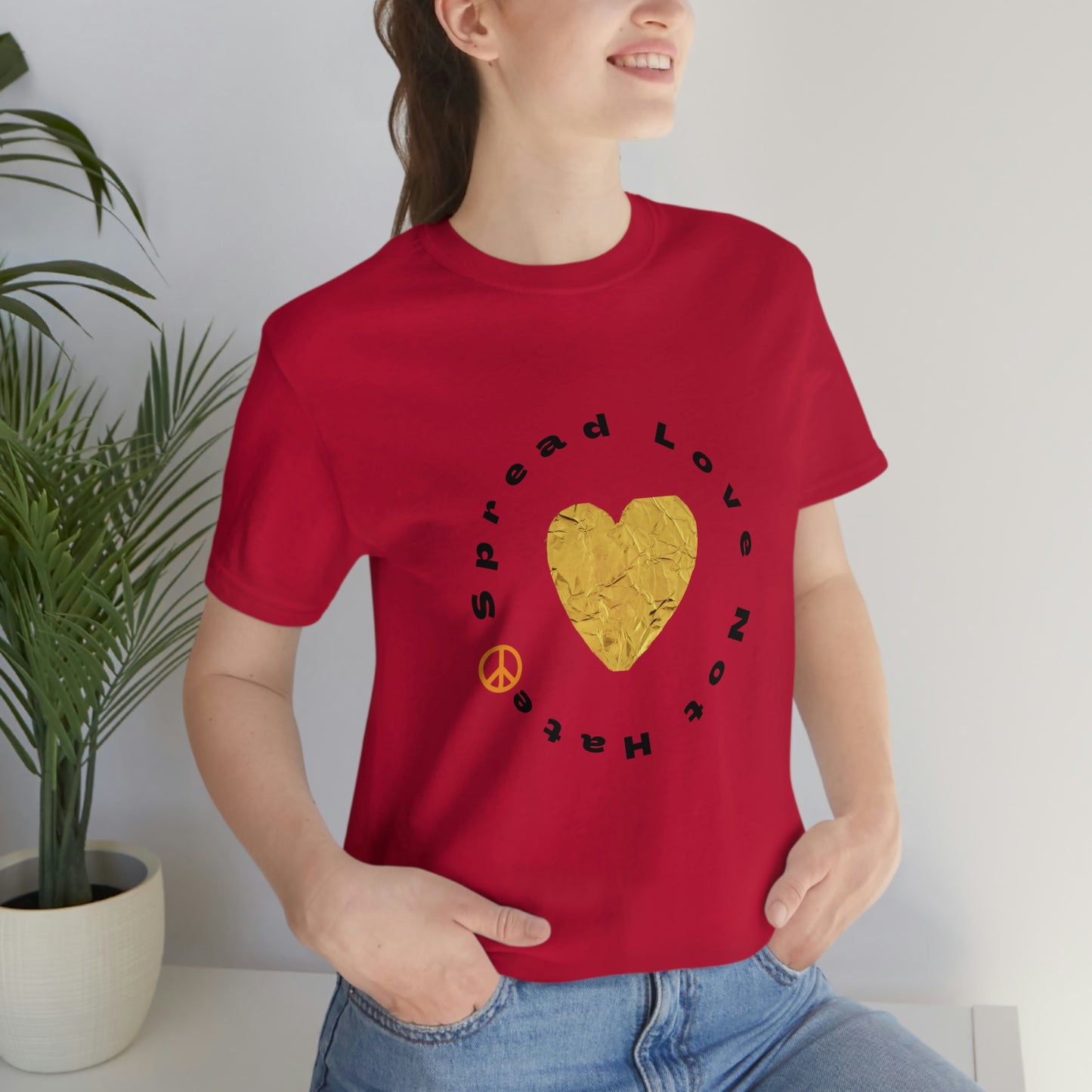 "Spread Love..." Unisex Jersey Short Sleeve Tee