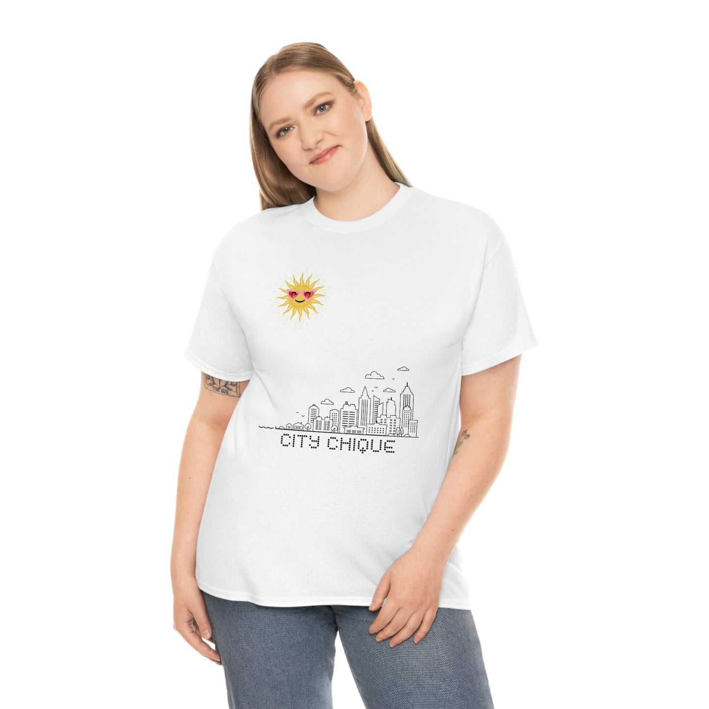 "City Chic" Unisex Heavy Cotton Tee