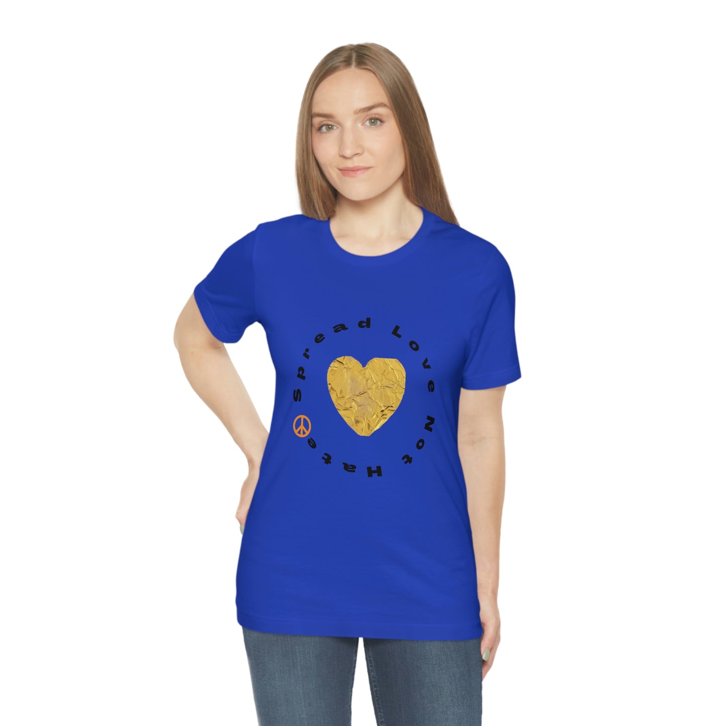 "Spread Love..." Unisex Jersey Short Sleeve Tee