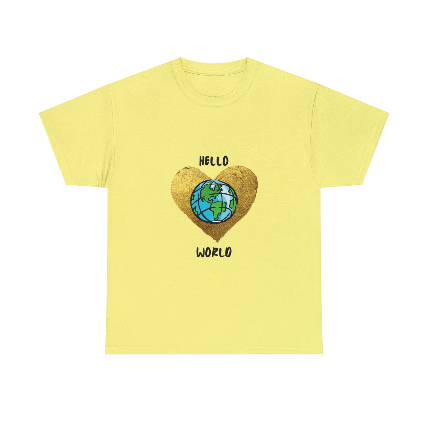 "Hello World" Unisex Heavy Cotton Tee