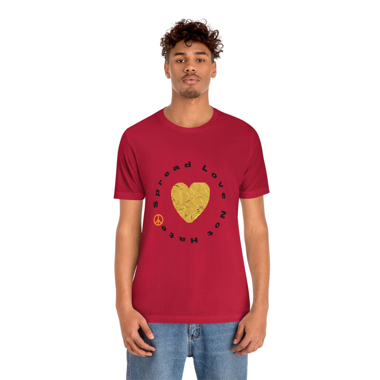 "Spread Love..." Unisex Jersey Short Sleeve Tee