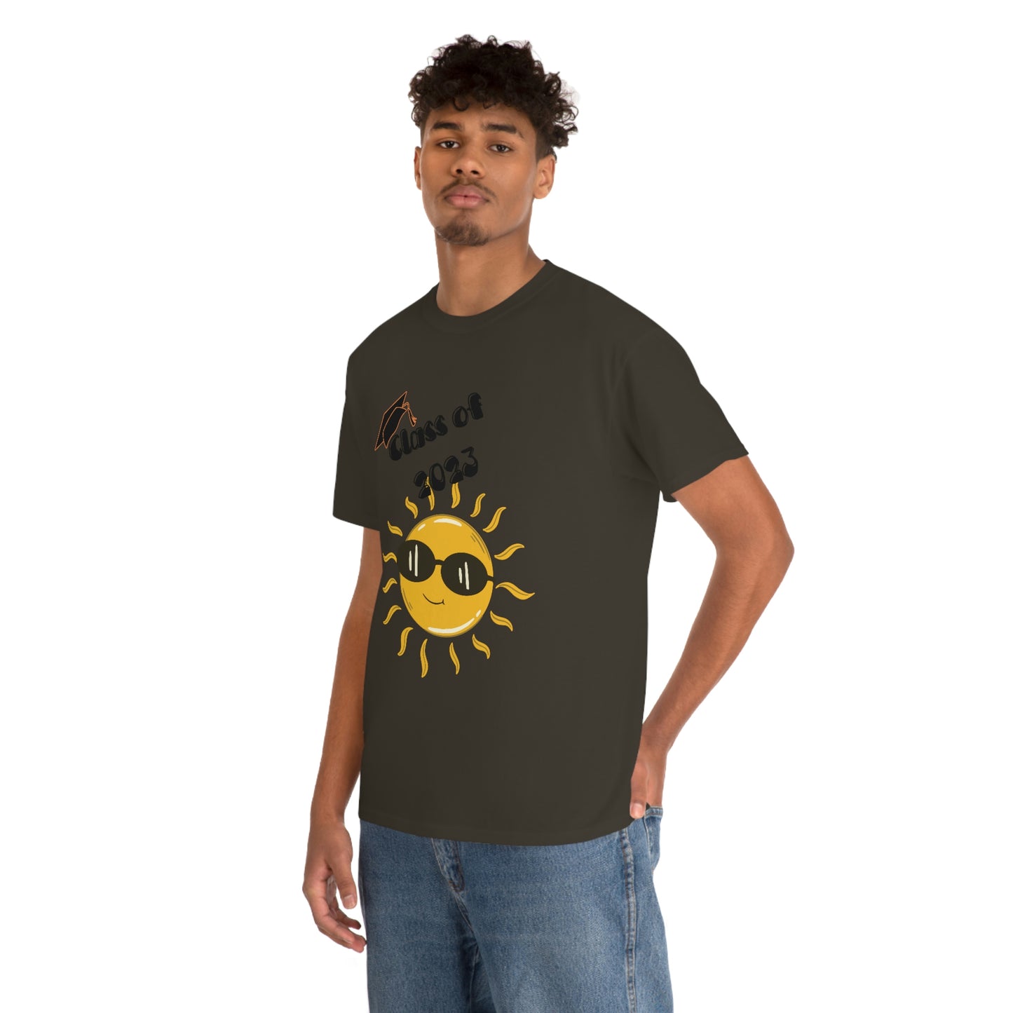 "Class of 2023 Sunshine wearing Shades" Unisex Heavy Cotton Tee