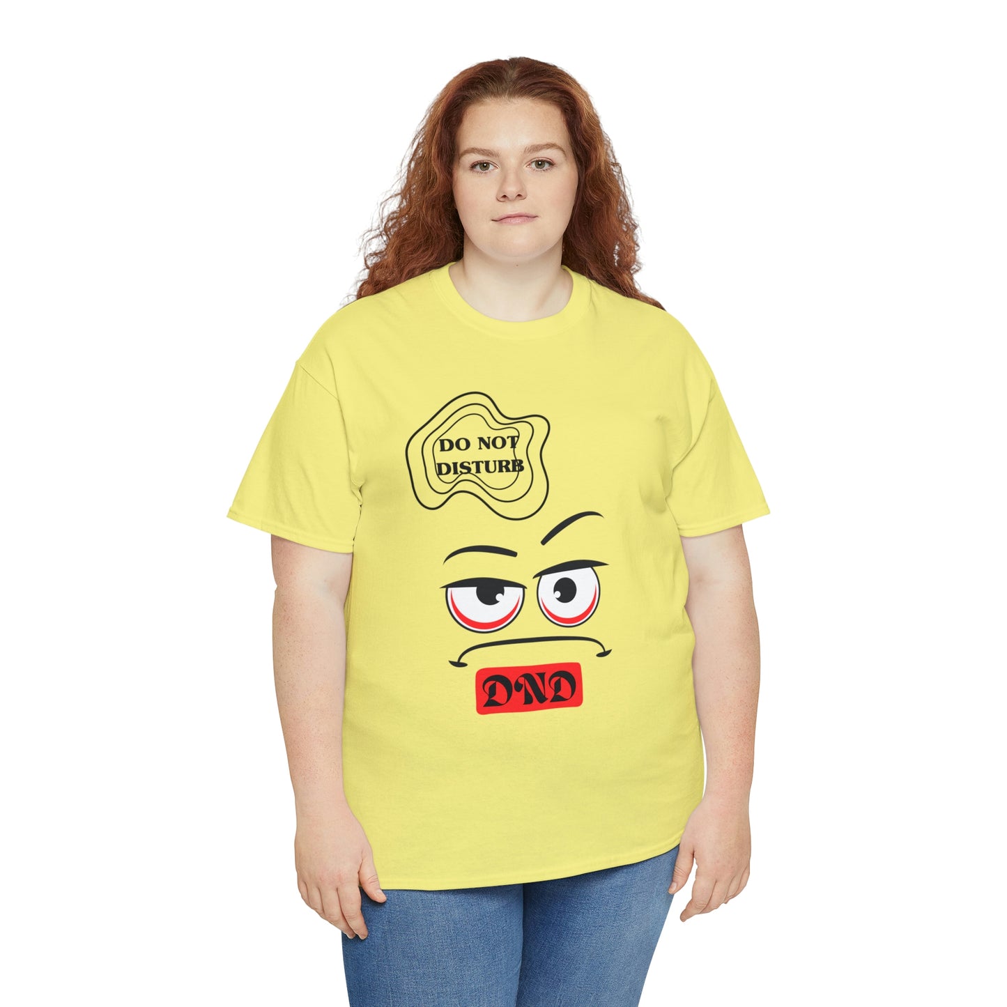 "DO NOT DISTURB" Unisex Heavy Cotton Tee