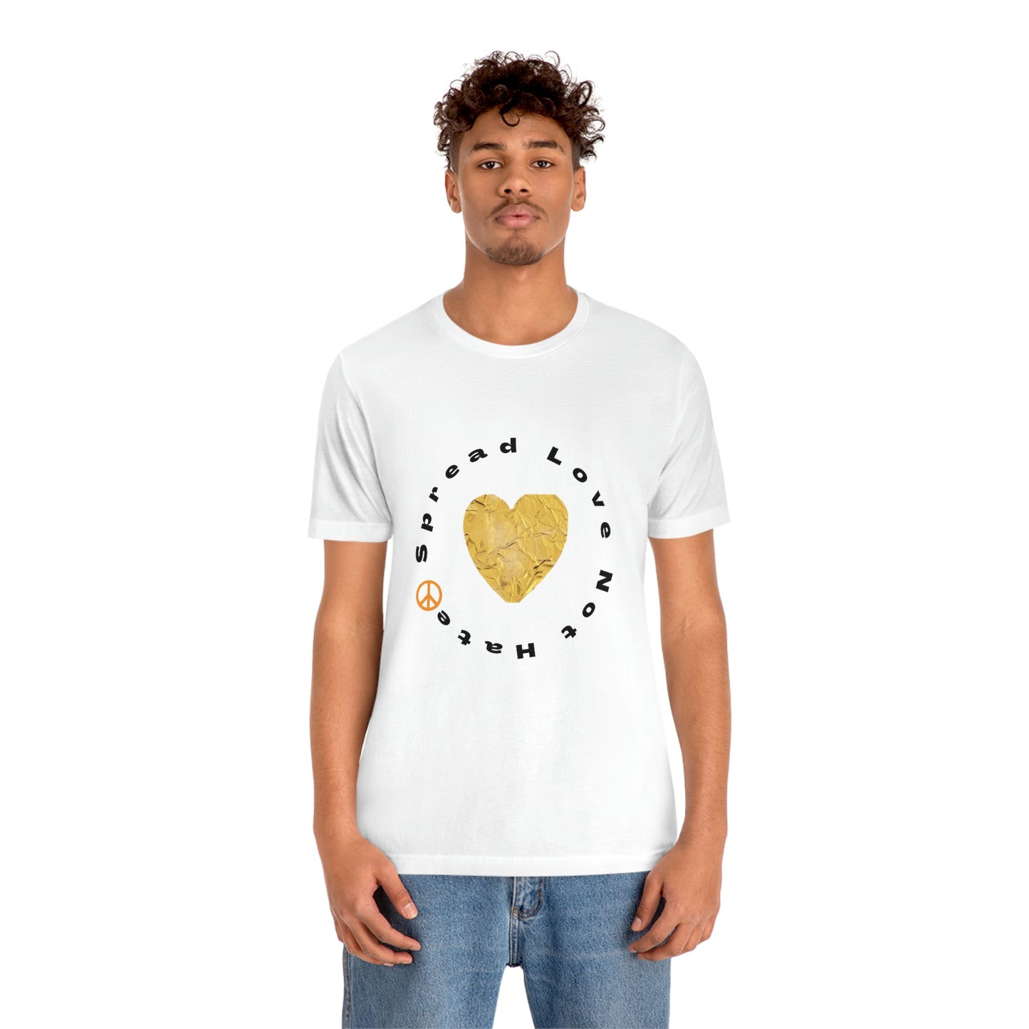 "Spread Love..." Unisex Jersey Short Sleeve Tee