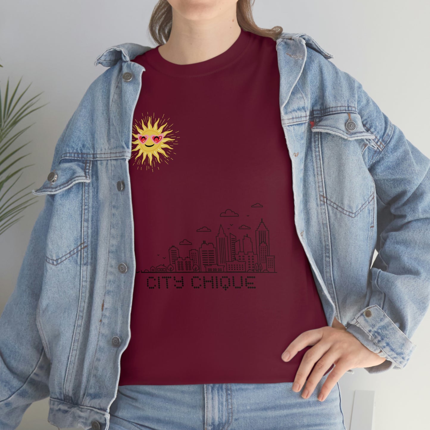 "City Chic" Unisex Heavy Cotton Tee