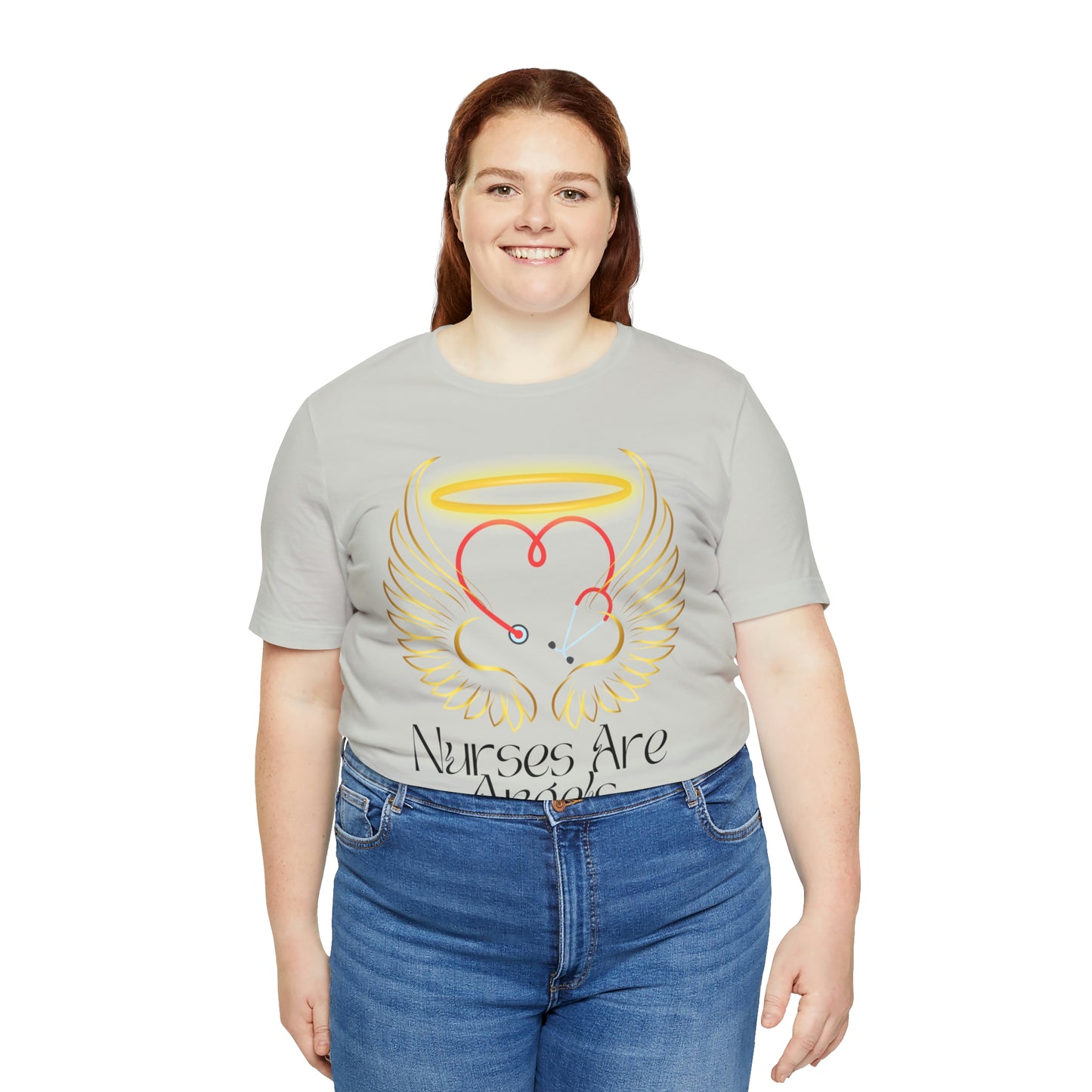 "Nurses Are Angels" - Unisex Jersey Short Sleeve Tee