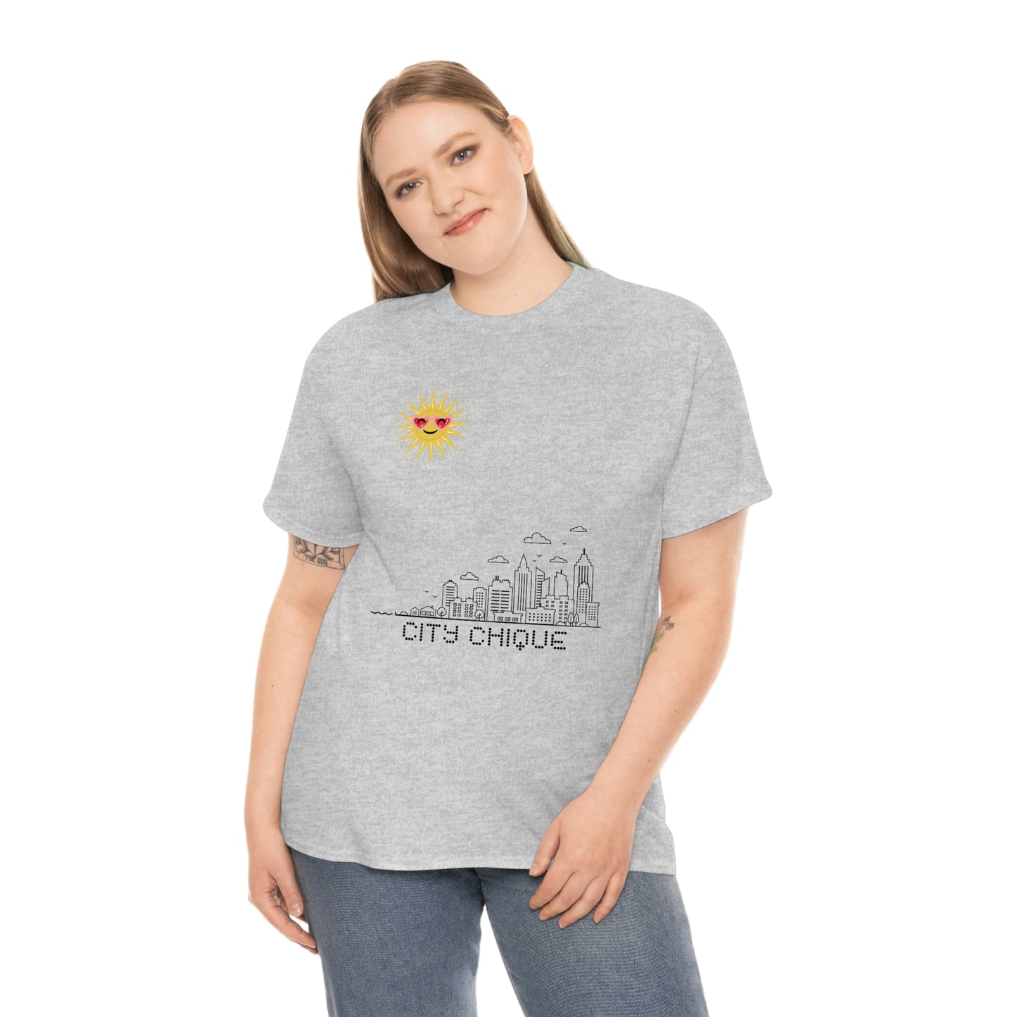 "City Chic" Unisex Heavy Cotton Tee
