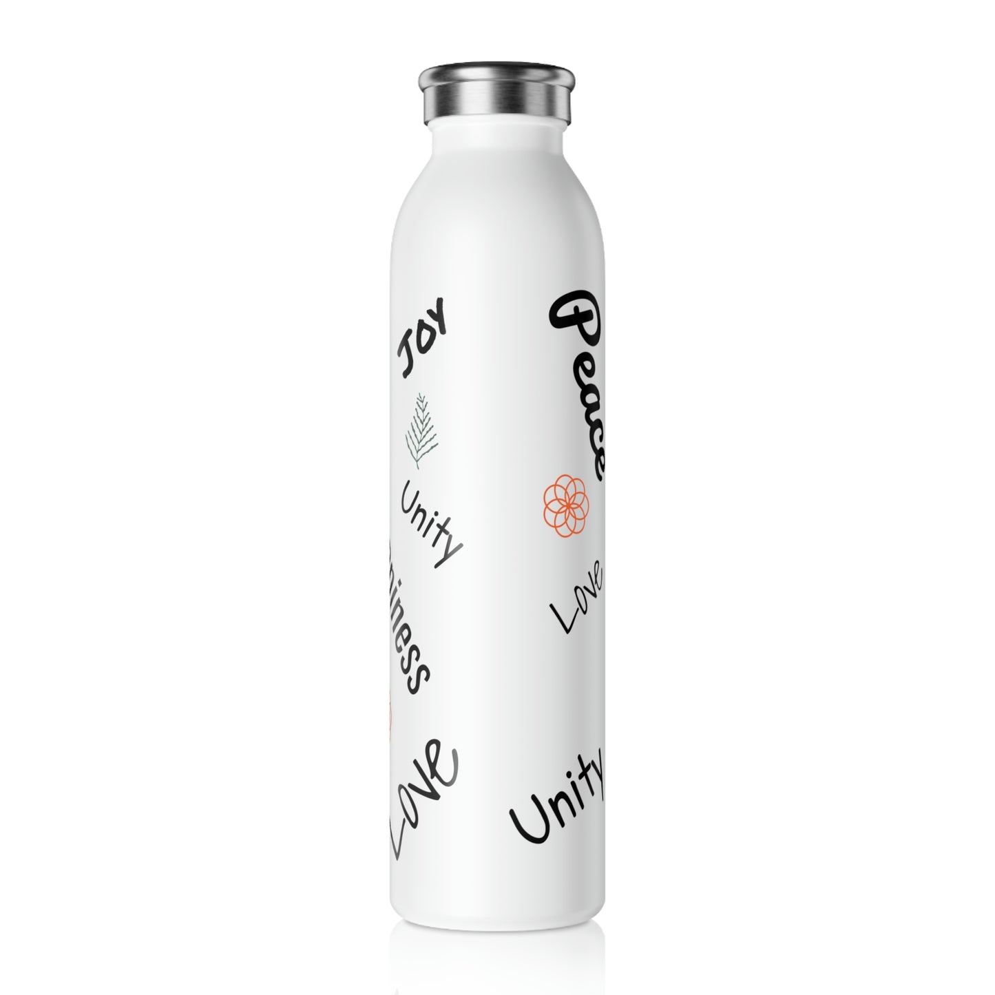 "GOOD FEELINGS" Slim Water Bottle