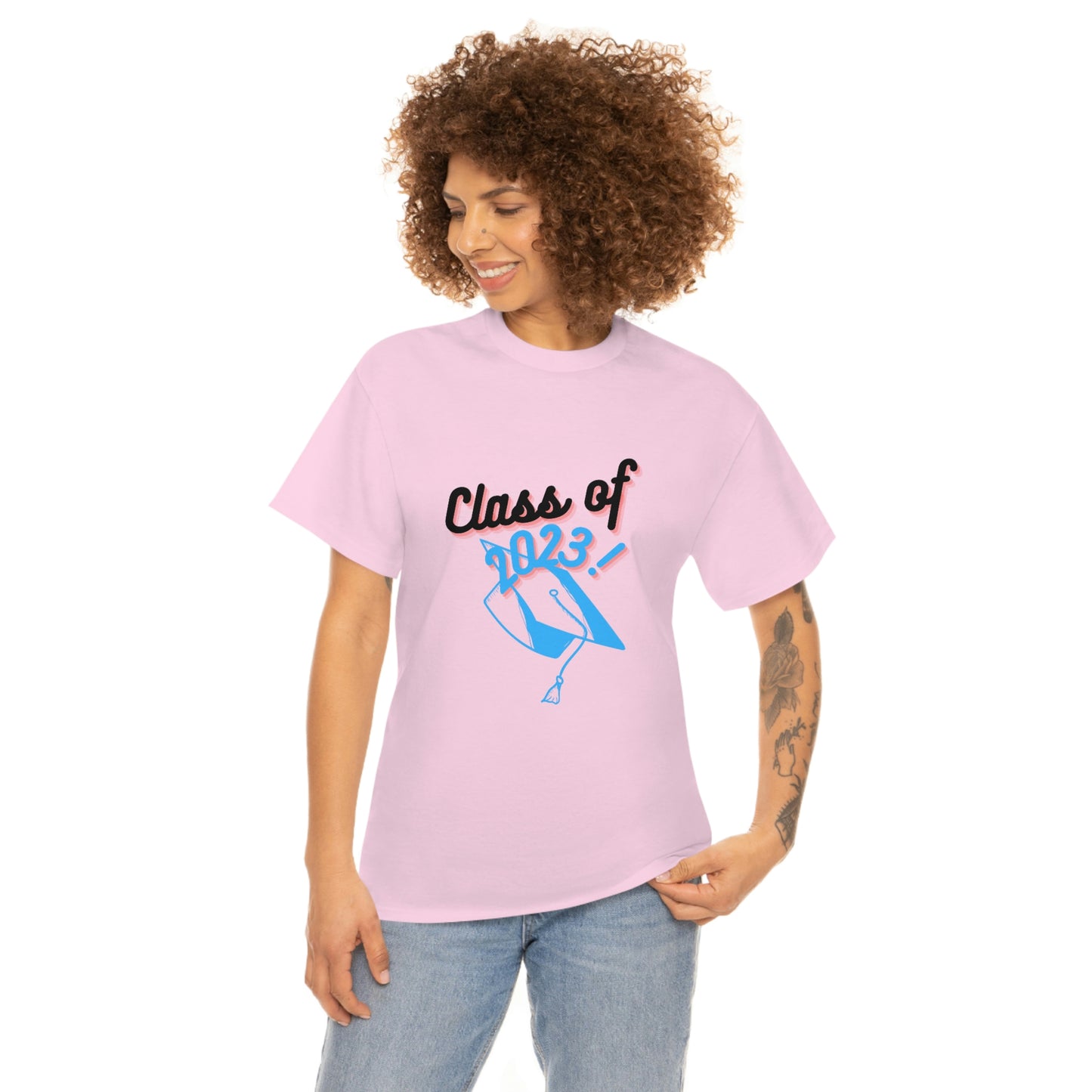 "Class of 2023 Graduation Cap": 2023 Graduate:  Unisex Heavy Cotton Tee
