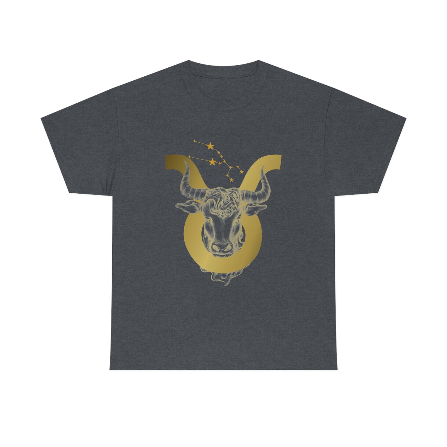 "Taurus Symbol and Glyph" Unisex Heavy Cotton Tee