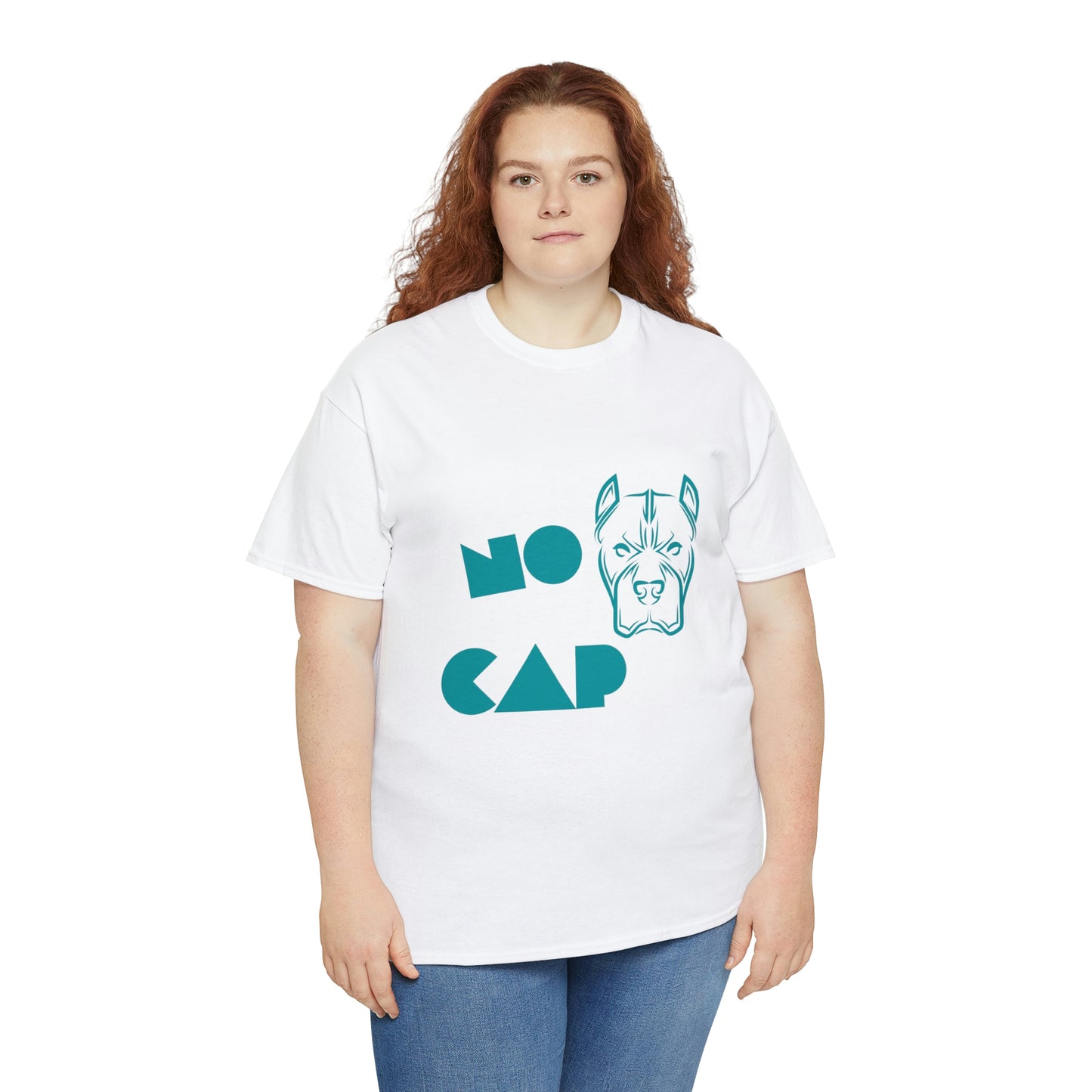 ''NO CAP " Unisex Heavy Cotton Tee