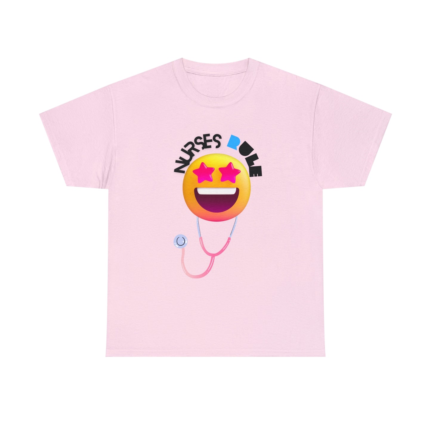 "Nurses Rule" - Unisex Heavy Cotton Tee