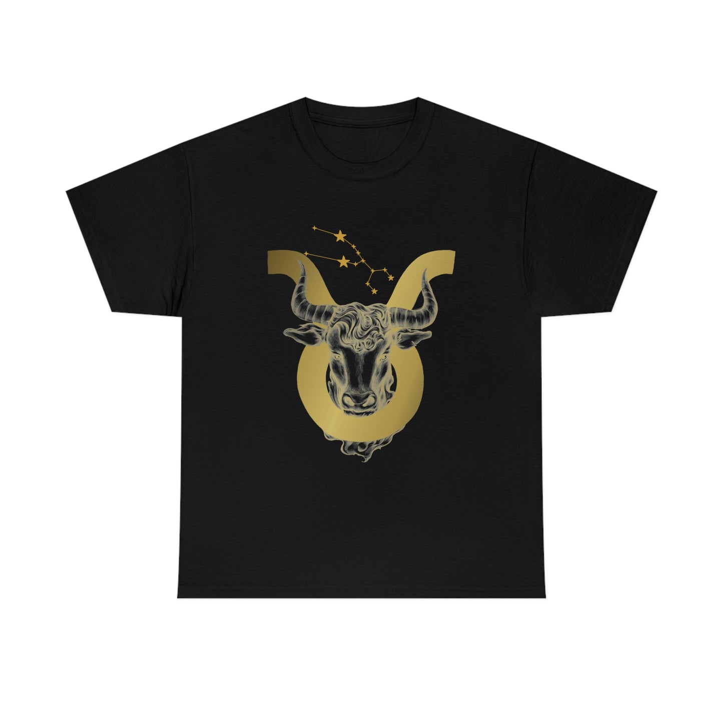 "Taurus Symbol and Glyph" Unisex Heavy Cotton Tee