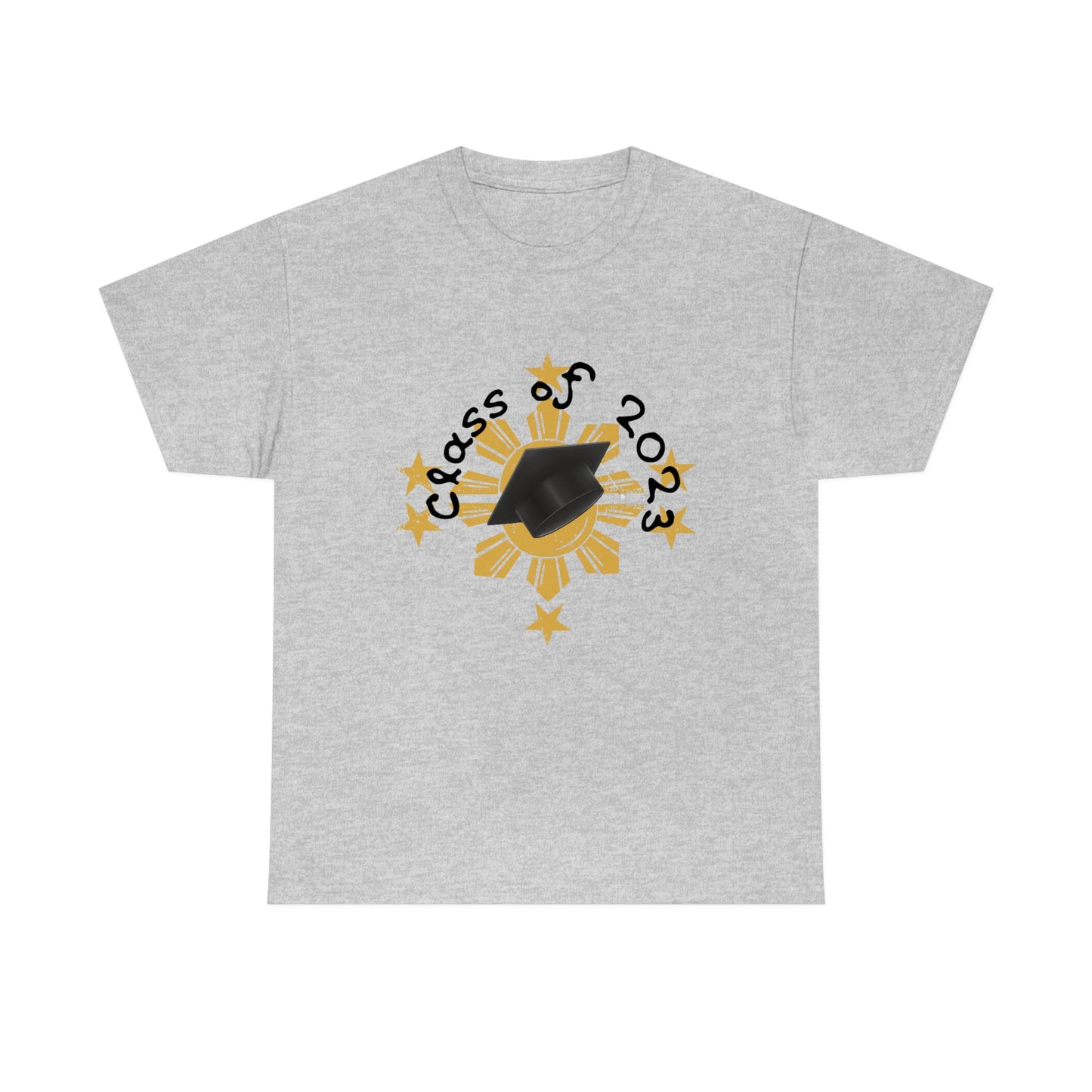 "Class of 2023 Cap on  Splash" 2023 Graduate:  Unisex Heavy Cotton Tee