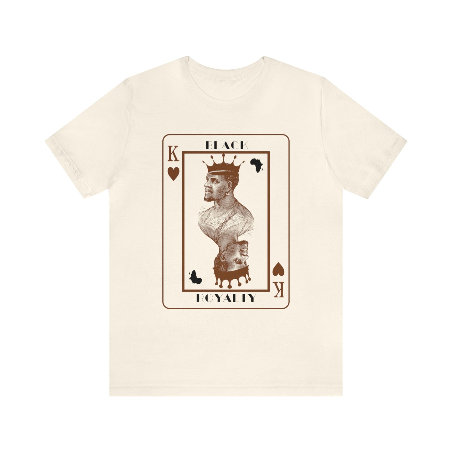 "King - Black Royalty" - Unisex Jersey Short Sleeve Tee