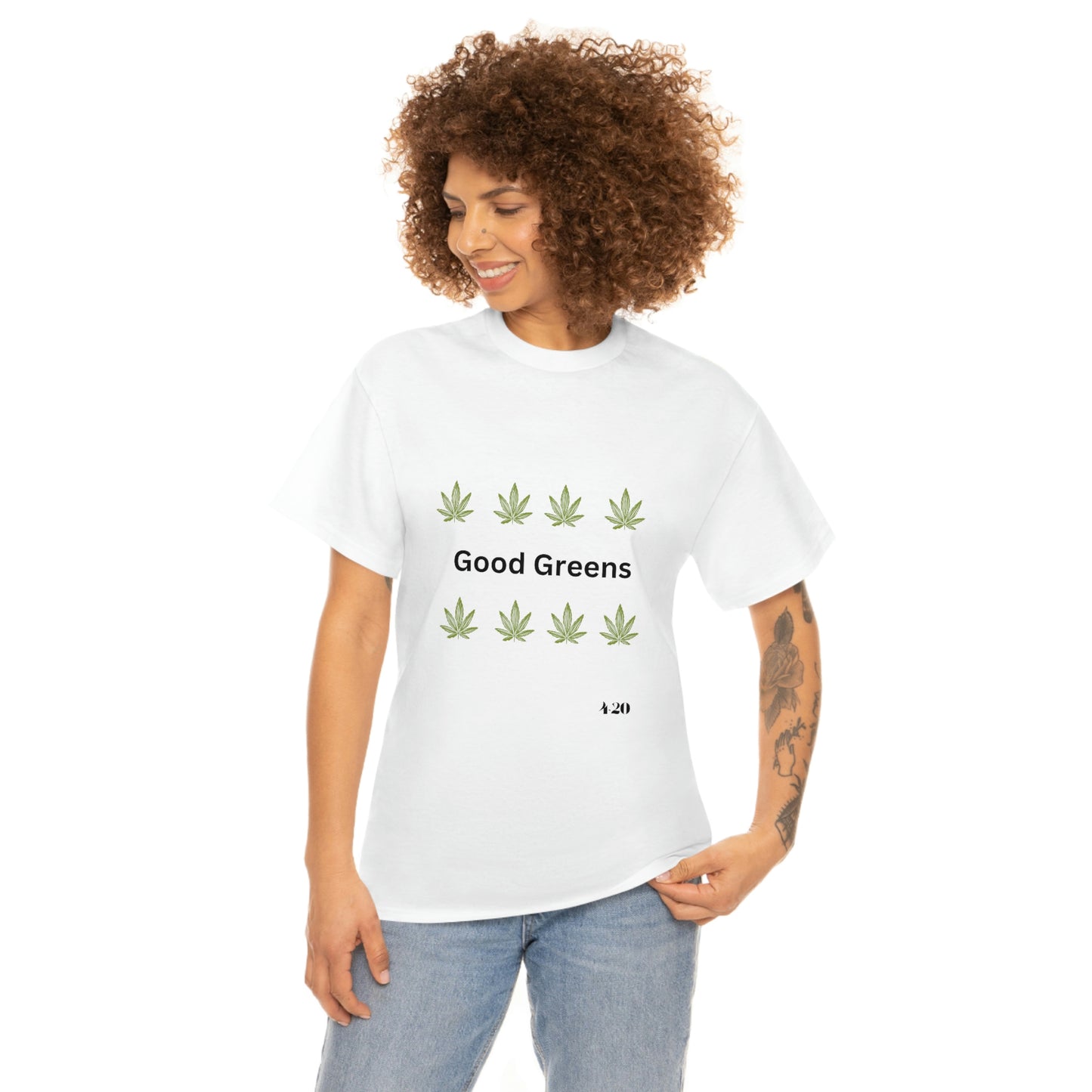 "Good Green" Unisex Heavy Cotton Tee