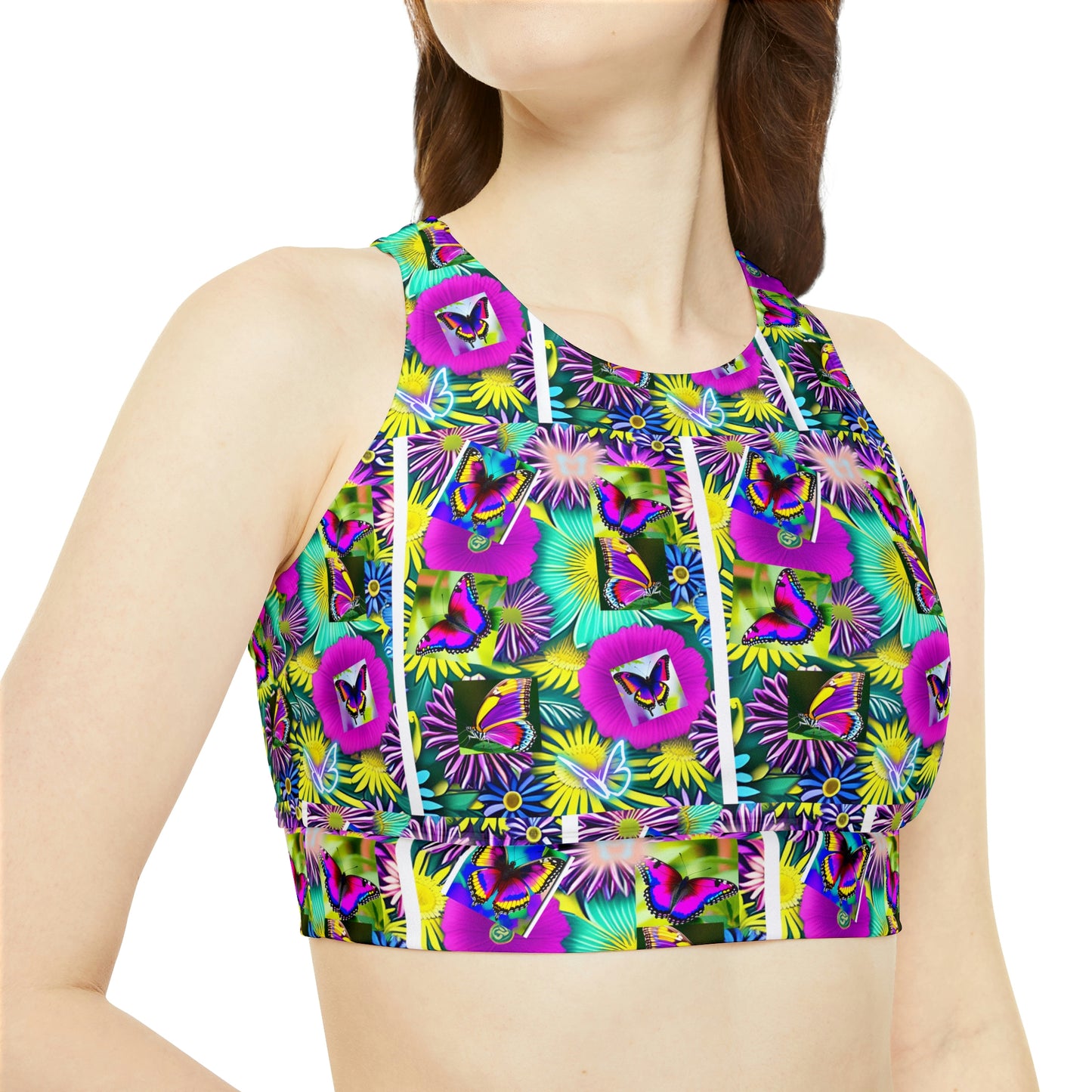 "Butterfly Garden" - Sporty Bikini Set