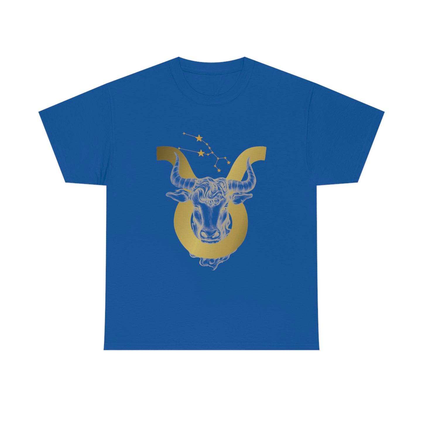 "Taurus Symbol and Glyph" Unisex Heavy Cotton Tee