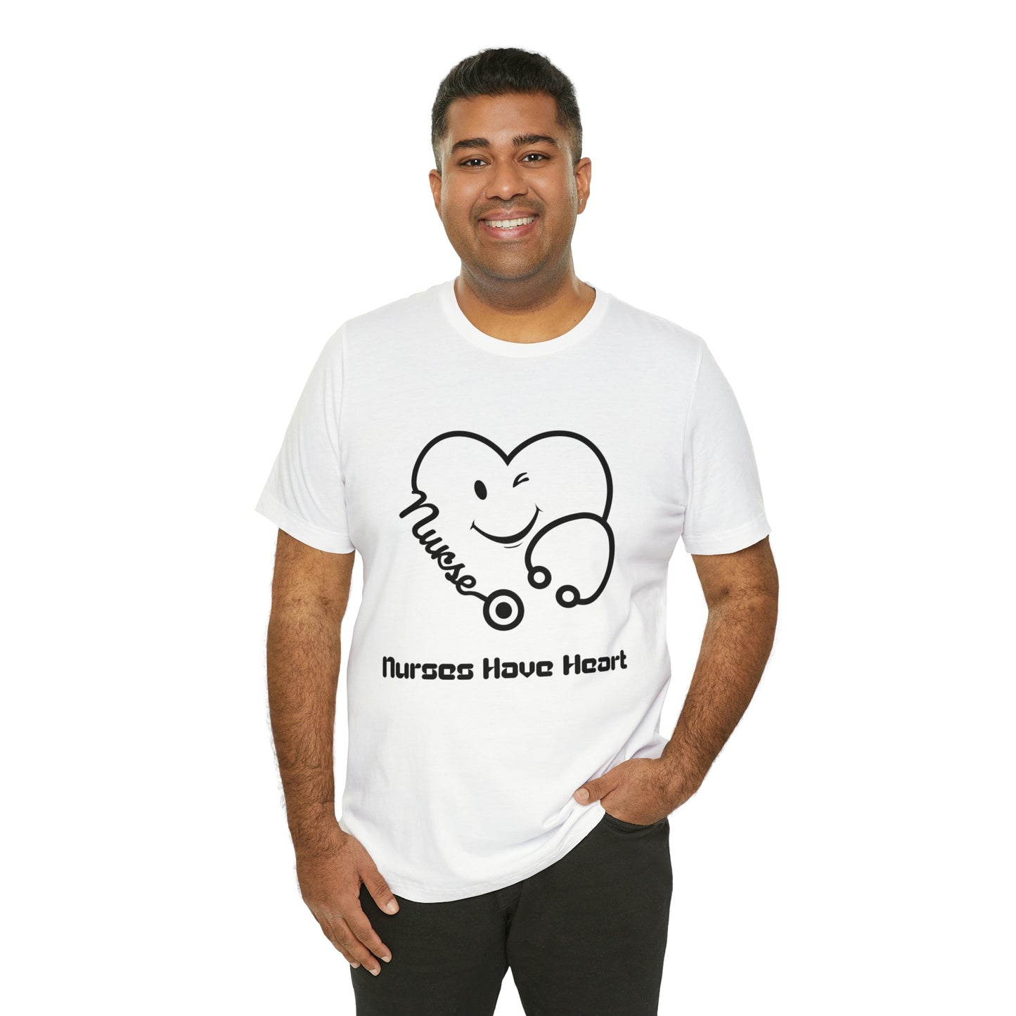 "Nurses Have Heart" - Unisex Jersey Short Sleeve Tee