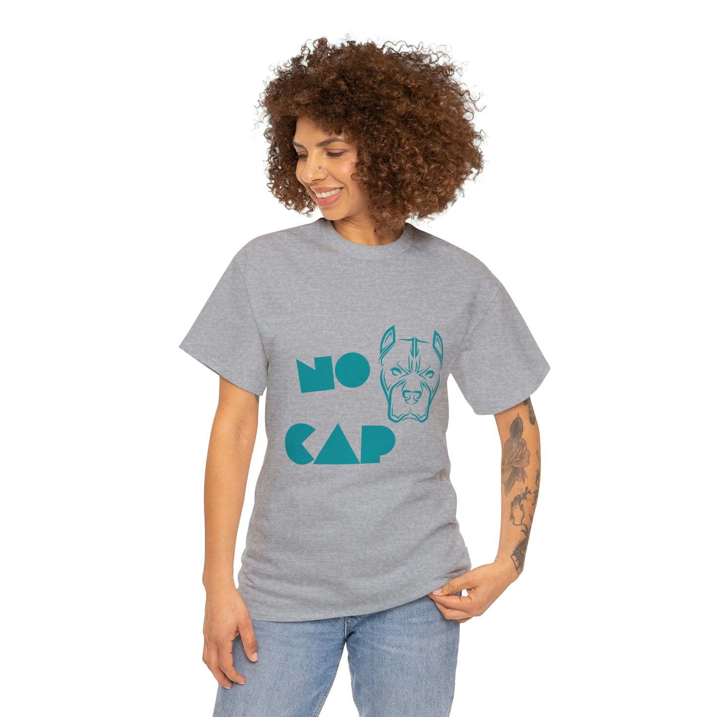 ''NO CAP " Unisex Heavy Cotton Tee