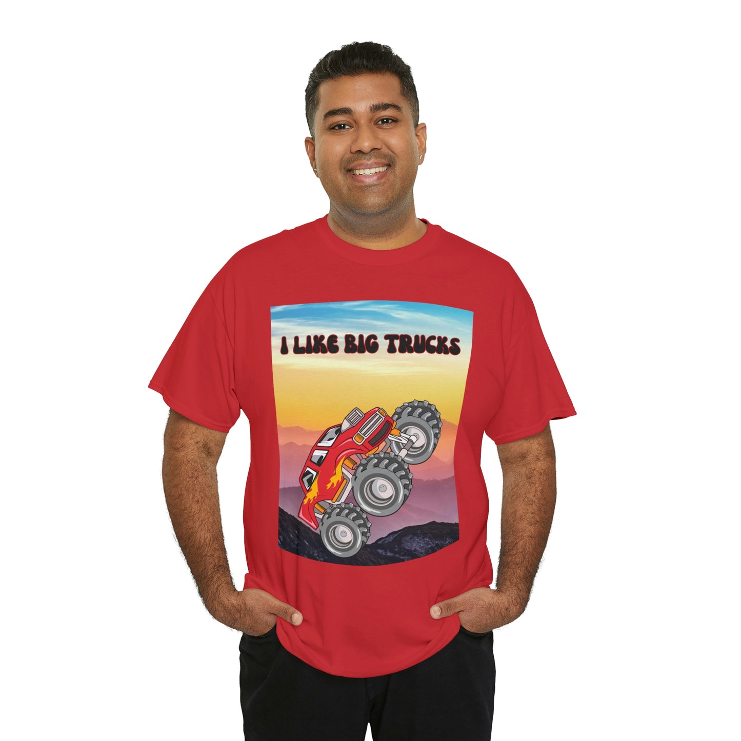 "I LIKE BIG TRUCKS" Unisex Heavy Cotton Tee