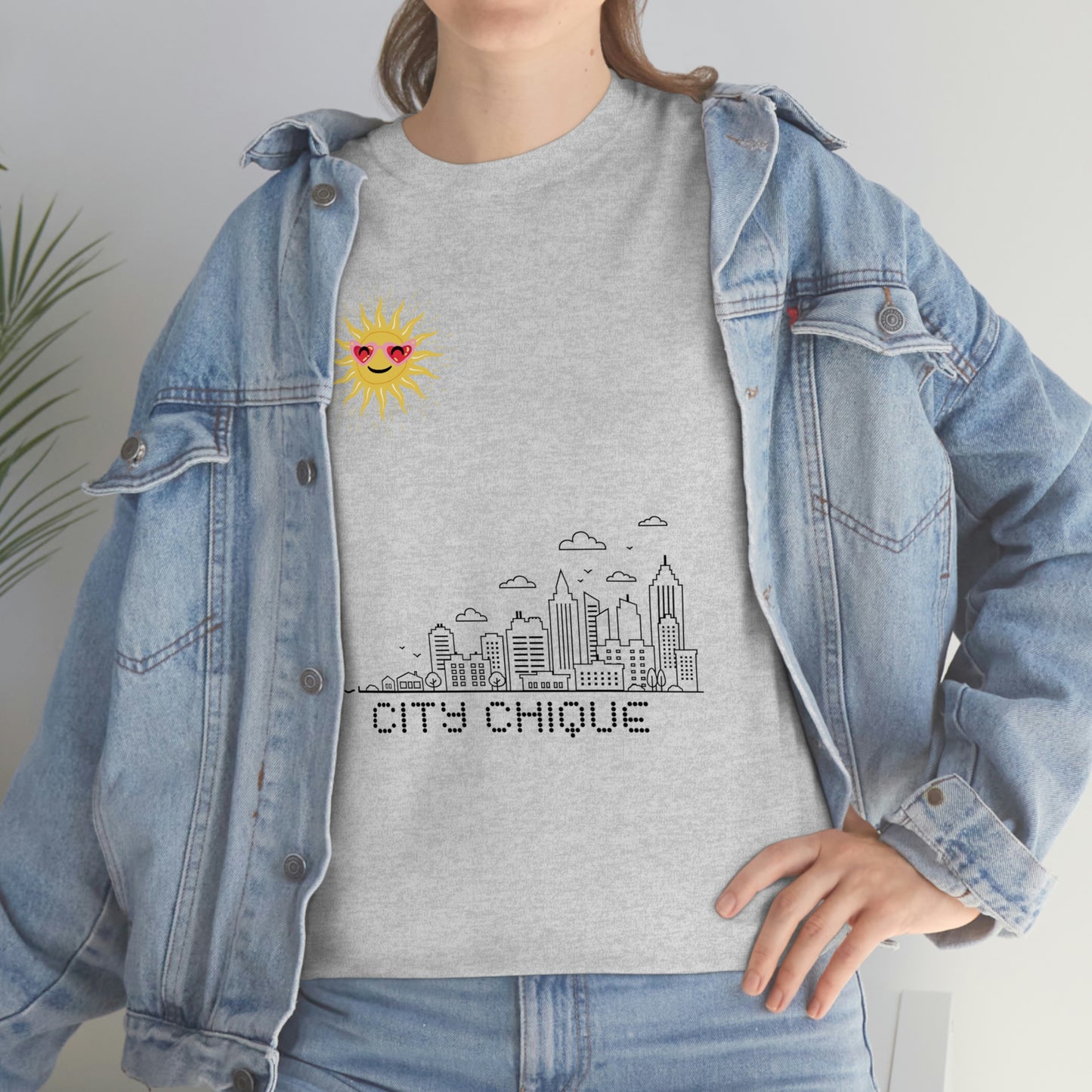 "City Chic" Unisex Heavy Cotton Tee