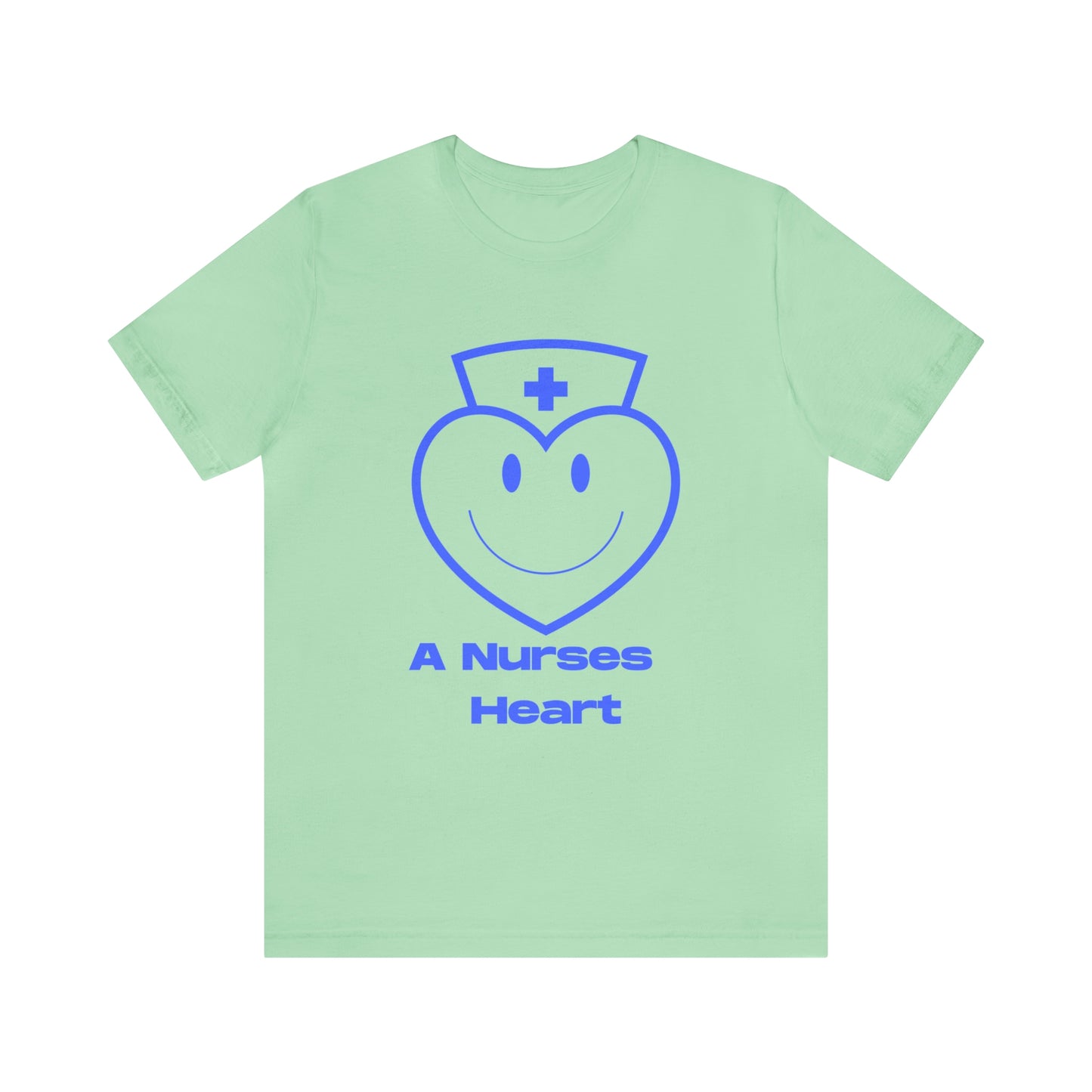 "A Nurses Heart" - Unisex Jersey Short Sleeve Tee