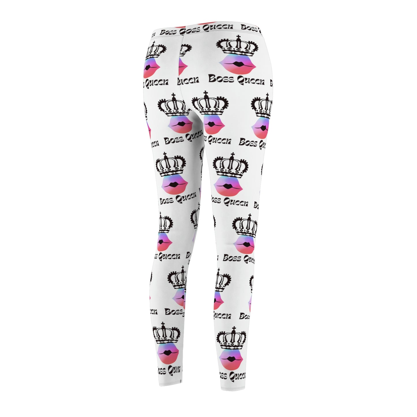 Boss Queen (Large Design) Women's Casual Leggings